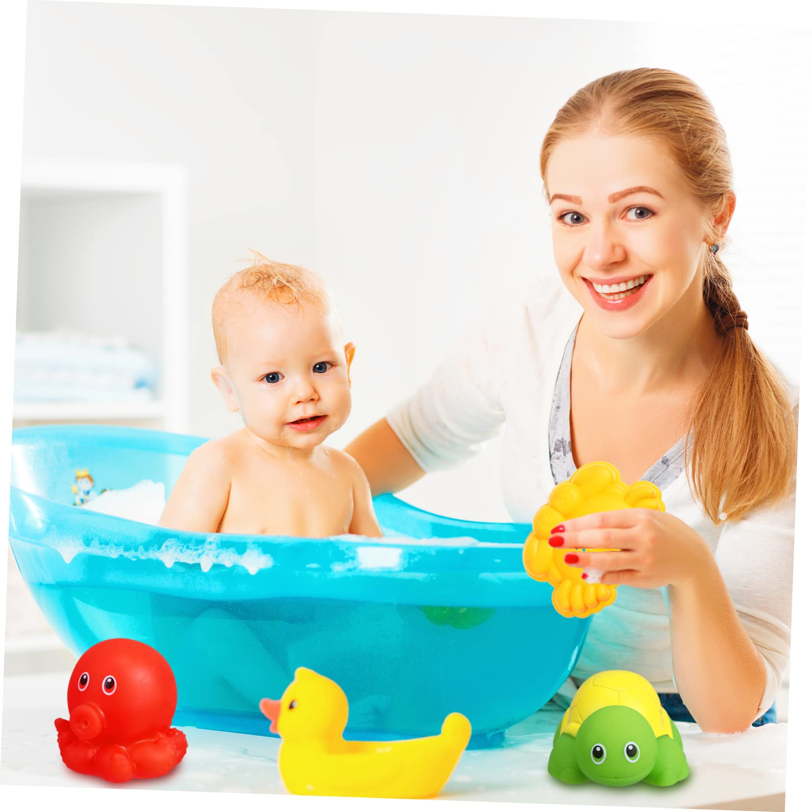MUSISALY 1 Set Animal Bath Toys - Squirters for Kids, Vinyl Bathtub & Shower Toys, Fun Beach Play Set for Toddlers | Perfect for Bath Time, Pool Parties & Outdoor Water Play