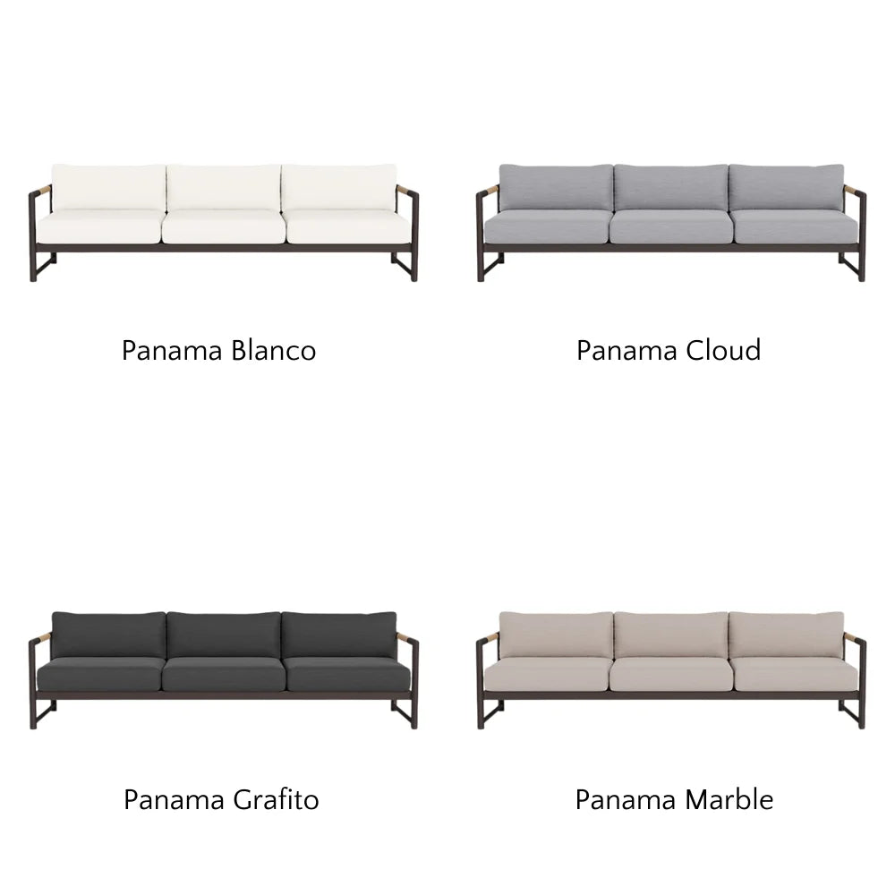 Breeze XL Outdoor 3-Seat Sofa Set - Waterproof Patio Furniture for Garden, Poolside & Backyard Relaxation