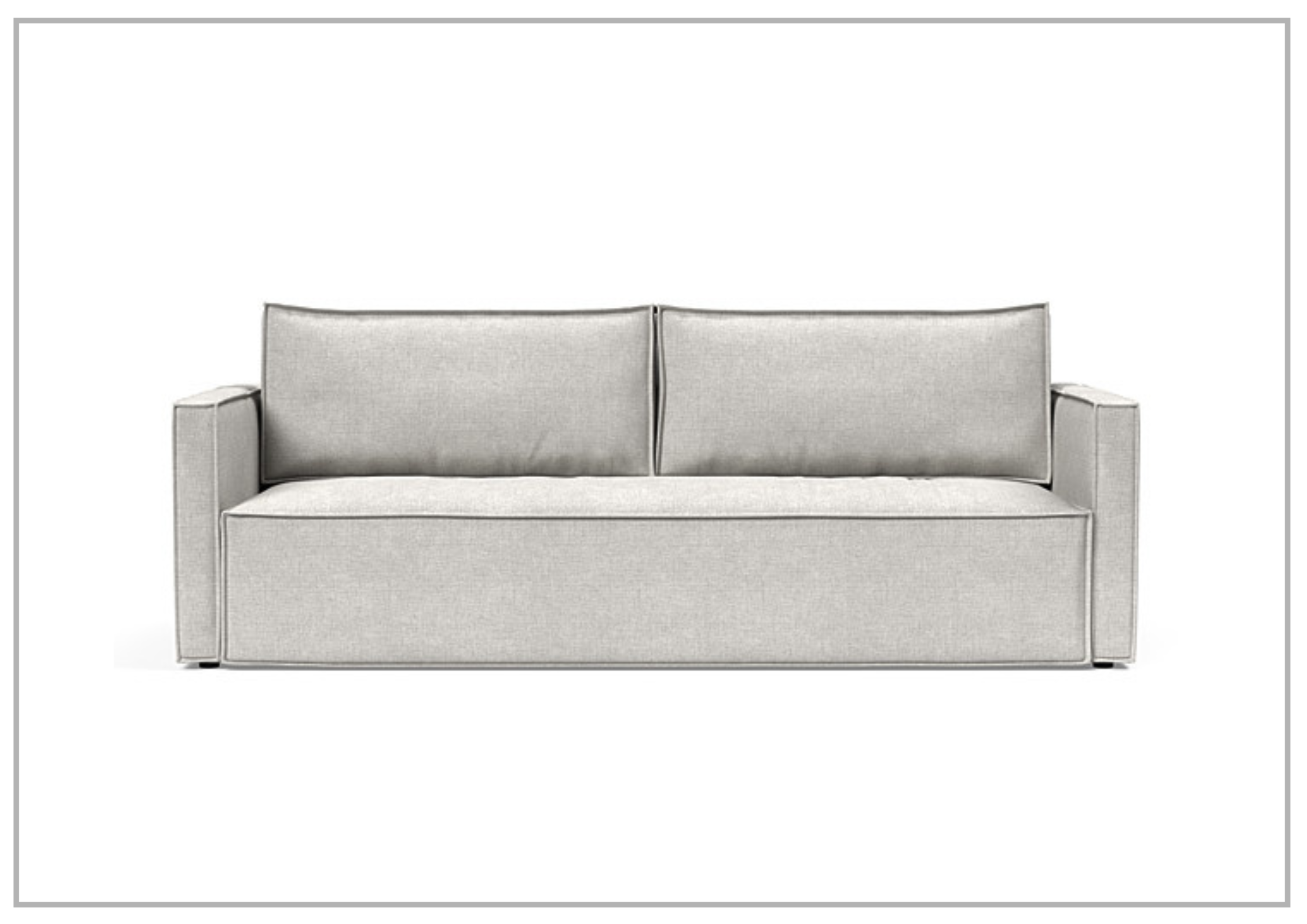 Innovation Living Newilla 2-Seater Convertible Fabric Sofa Bed - Comfortable Sleeper Sofa for Small Spaces, Guest Rooms & Apartments