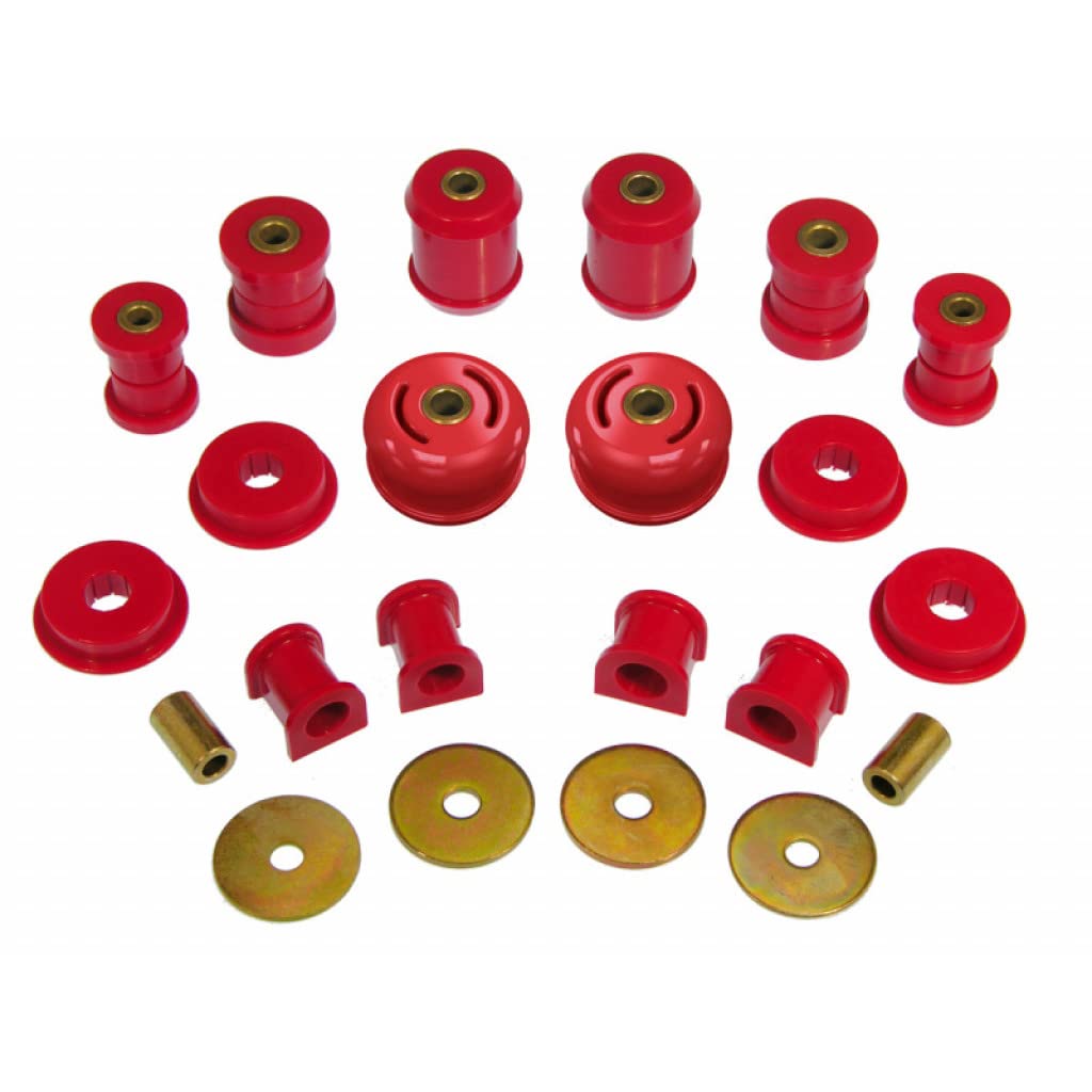 Mitsubishi Lancer 2003-2006 Evo 8 Prothane Total Suspension Bushing Kit - Red (13-2003) | Performance Upgrade for Racing & Street Driving