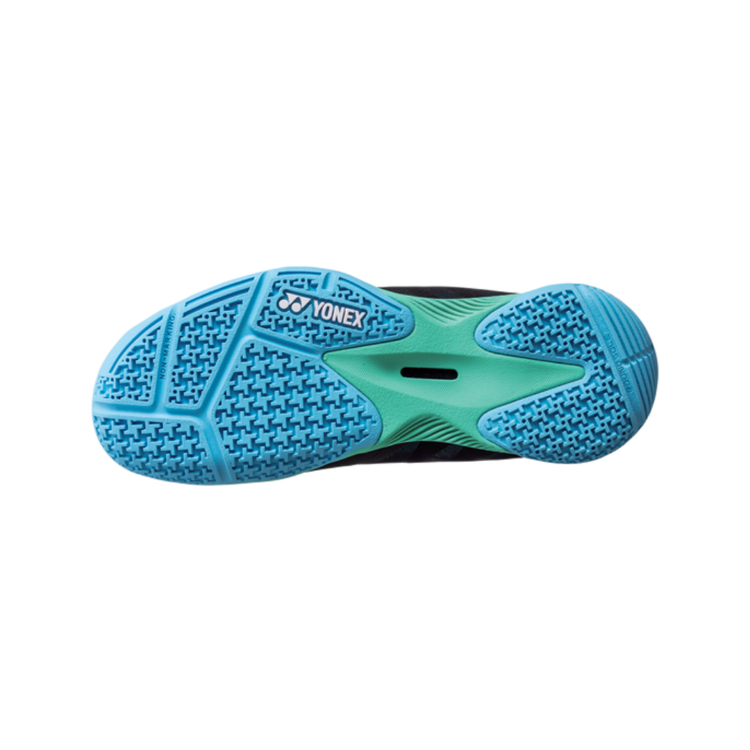 Yonex Power Cushion Comfort Z3 Women's Tennis Shoes - Black/Mint - Lightweight & Supportive for Court Play, Training & Match Performance