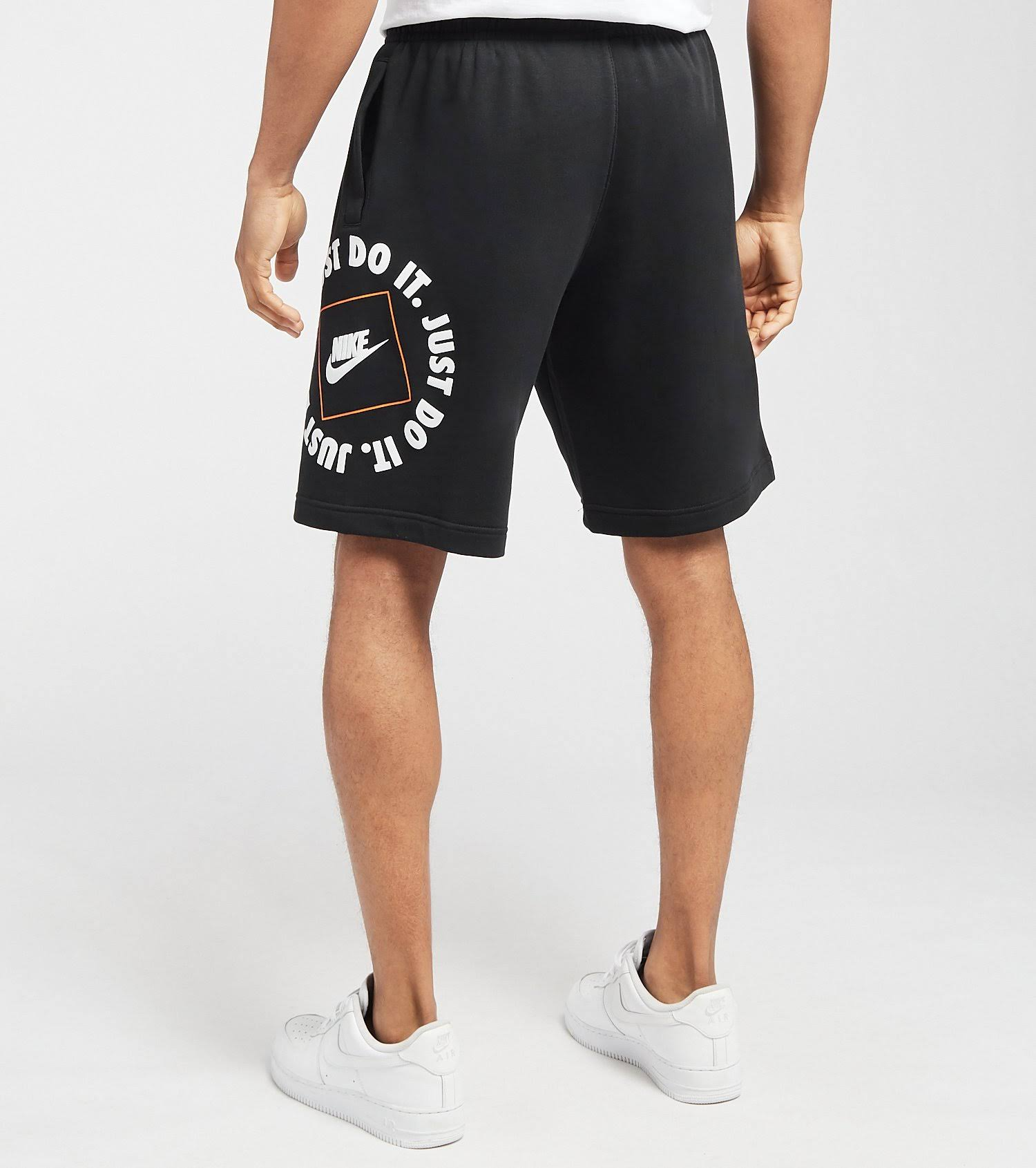 Nike Men's JDI Fleece Shorts - Comfortable Athletic Shorts for Running, Gym & Casual Wear - Black