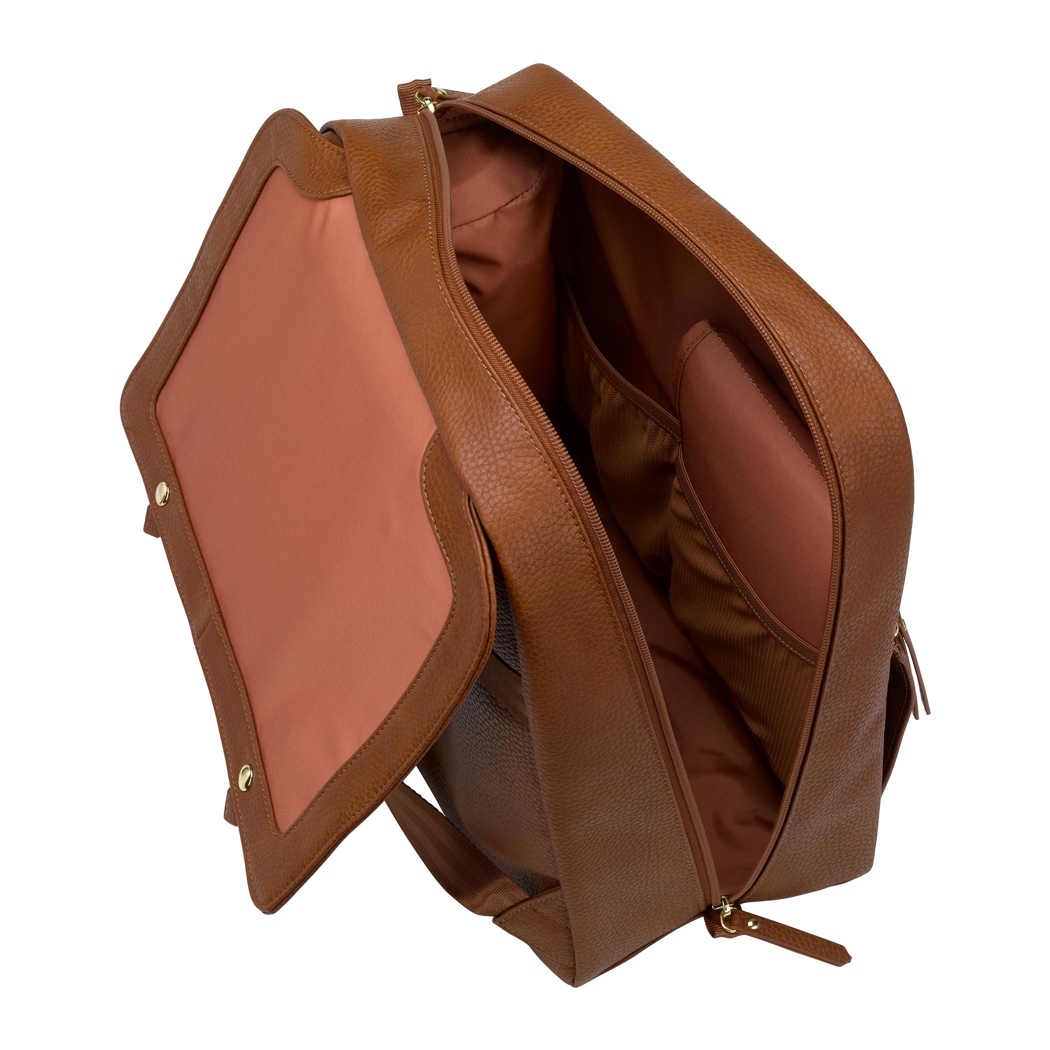Petunia Pickle Bottom Meta Backpack - Stylish Diaper Bag & Baby Organizer for Parents, Spacious & Comfortable Baby Carrier Backpack for Moms & Dads (Cedar) - Perfect for Daycare, Travel & Everyday Parenting