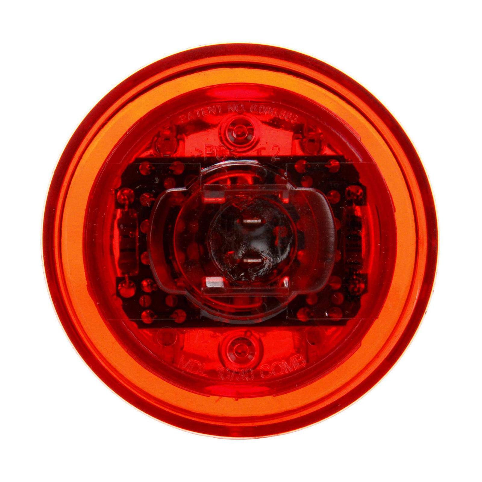 Truck-Lite 10375R LED Marker Clearance Lamp - Heavy Duty, Waterproof, DOT Approved for Trucks, Trailers & Commercial Vehicles - Perfect for Night Driving & Road Safety