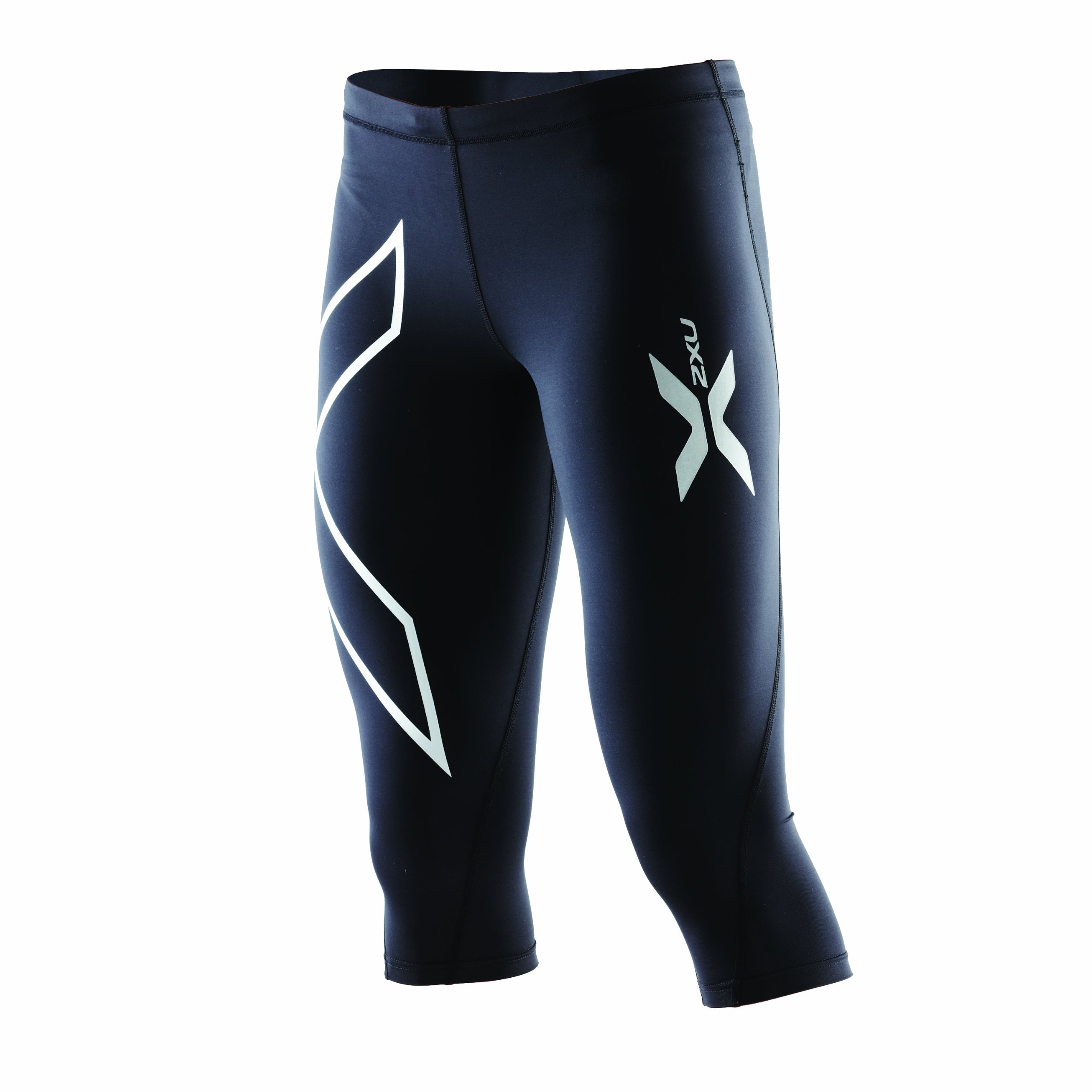 2XU Women's Performance Compression 3/4 Tights for Running, Yoga & Workout - Graduated Support & Moisture-Wicking Fabric
