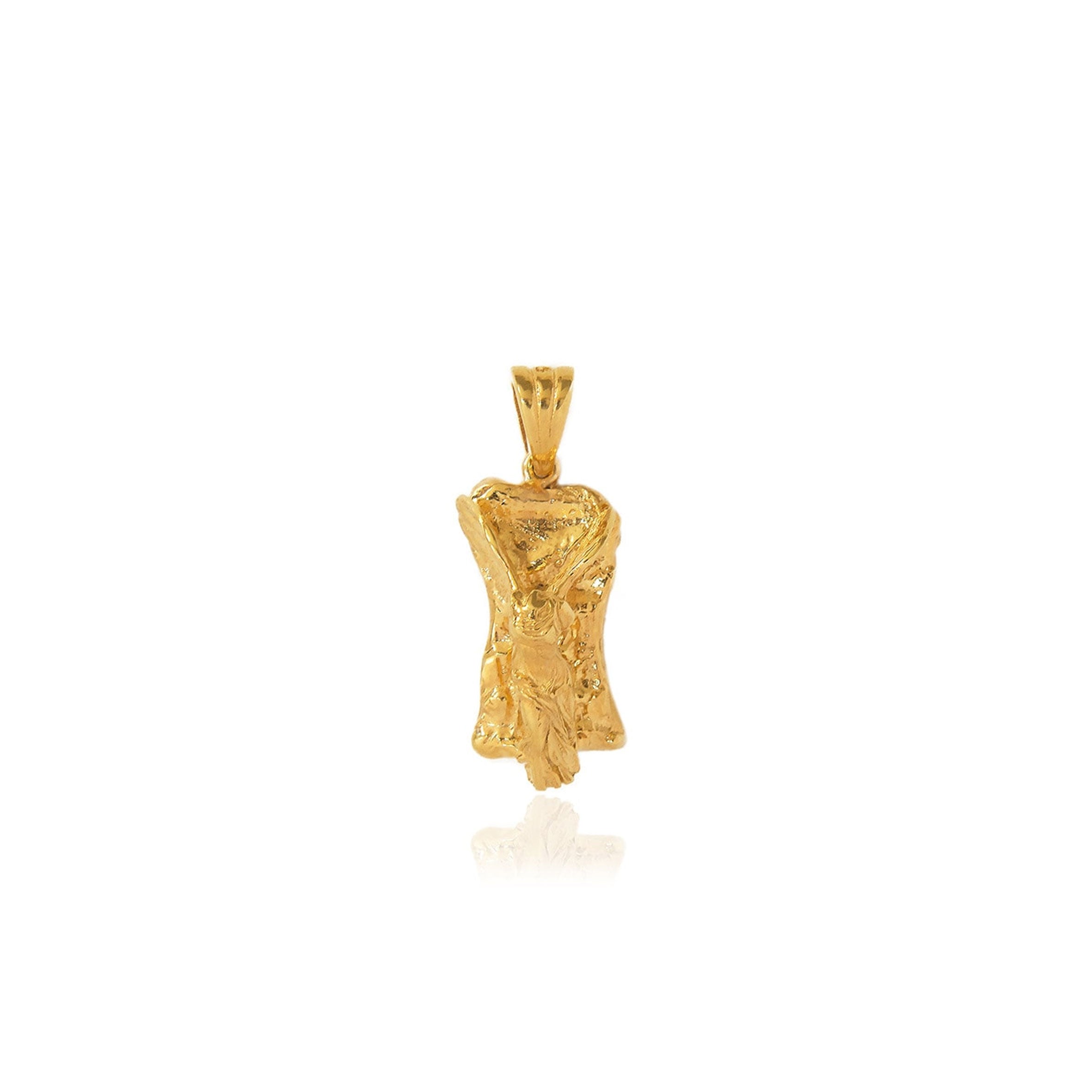 Nike Pedestal Charm Pendant - Stylish Silver Jewelry for Women | Perfect Gift for Birthdays, Anniversaries & Special Occasions | Elegant Necklace for Everyday Wear & Fashion Accessories