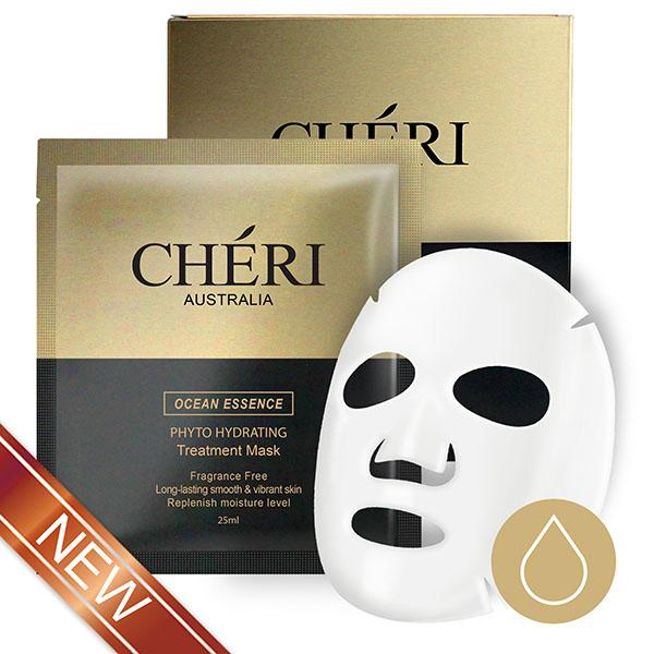 Cheri Phyto Hydrating Treatment Mask - Deep Moisturizing Facial Mask for Dry Skin | At-Home Spa Treatment & Post-Workout Skin Recovery