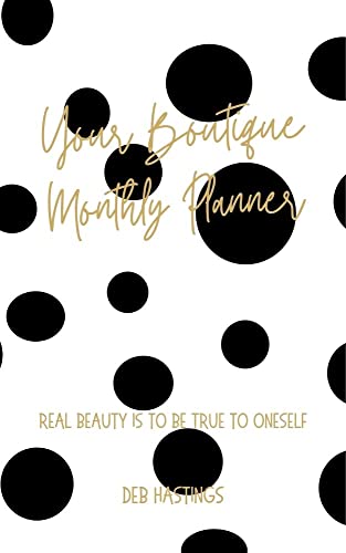 Stylish Monthly Planner for Boutique Owners - 100 Pages - Perfect for Poshmark, eBay & Mercari Shop Management - Ideal for Small Business Organization & Online Seller Productivity