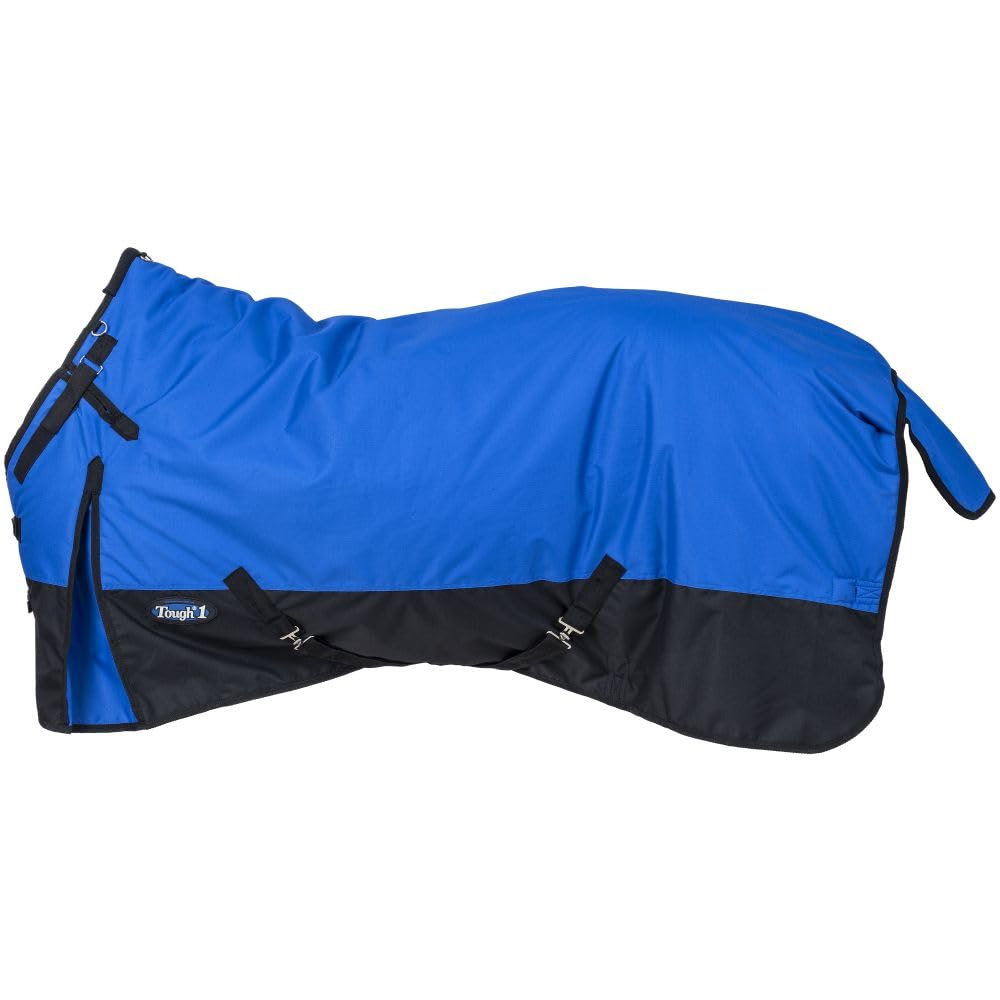 Tough 1 600D Snuggit Horse Blanket - Heavy Duty Waterproof Turnout Blanket for Winter & Cold Weather - Perfect for Stable, Pasture & Trail Riding