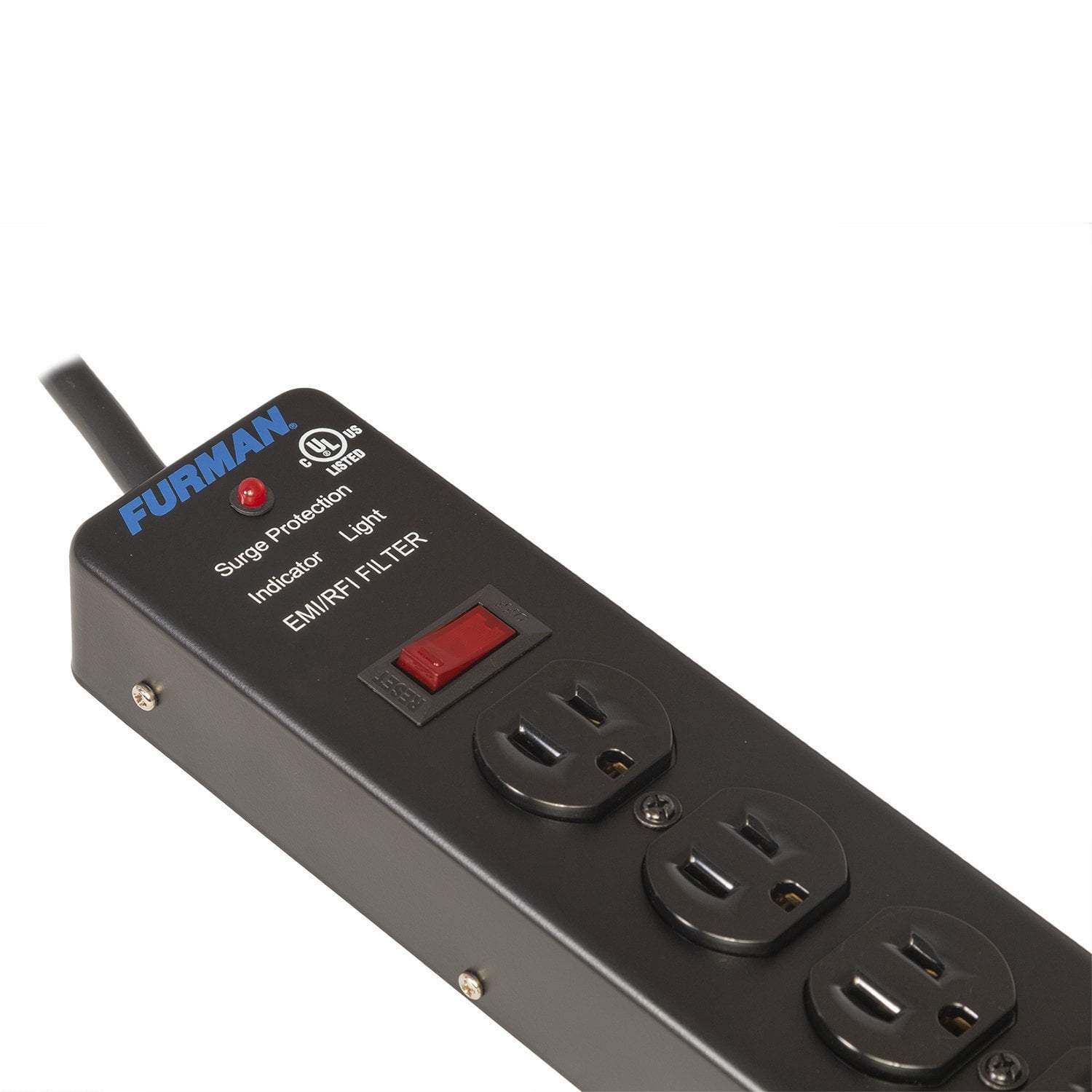 Furman SS 6 Pro Surge Protector Power Strip - 6 Outlet with Advanced Power Conditioning for Home Theater, Studio & Office Electronics Protection