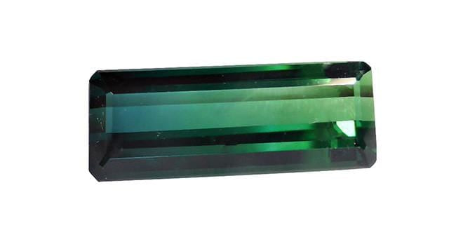 8.76ct Blue Green Tourmaline Emerald Cut Gemstone - Perfect for Jewelry Making, Engagement Rings & Unique Gifts