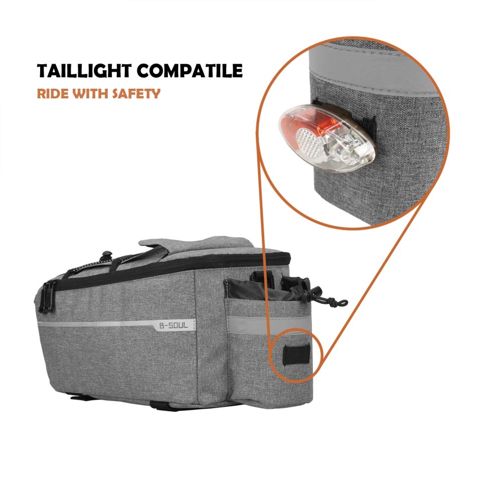 **Insulated Bike Rear Rack Bag - Waterproof Bike Trunk Cooler Bag for Warm or Cold Items | MTB Pannier Bag for Commuting, Camping & Outdoor Adventures**