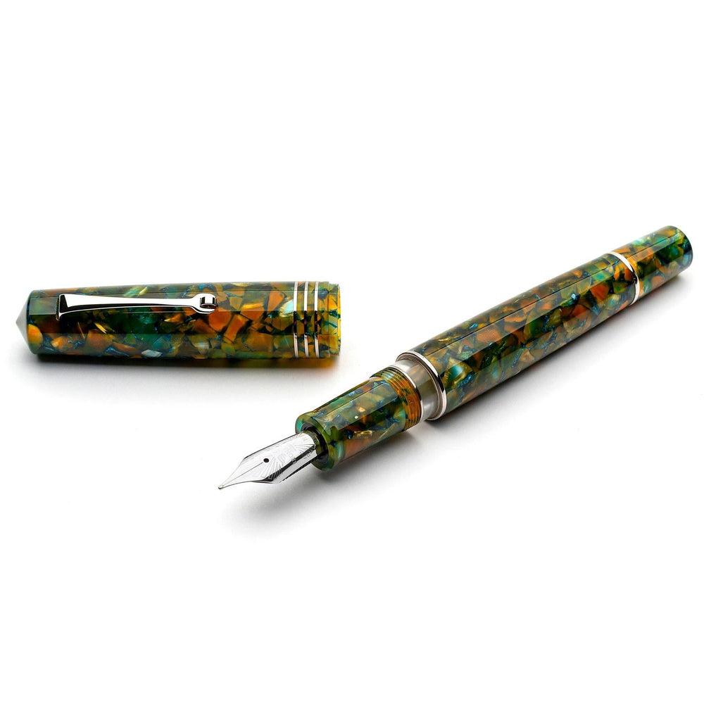 Premium Leonardo Fountain Pen - Momento Zero Grande 2.0 Stainless Steel Nib | Luxury Writing Instrument for Professionals & Collectors | Perfect for Business Signatures, Journaling & Gift Giving