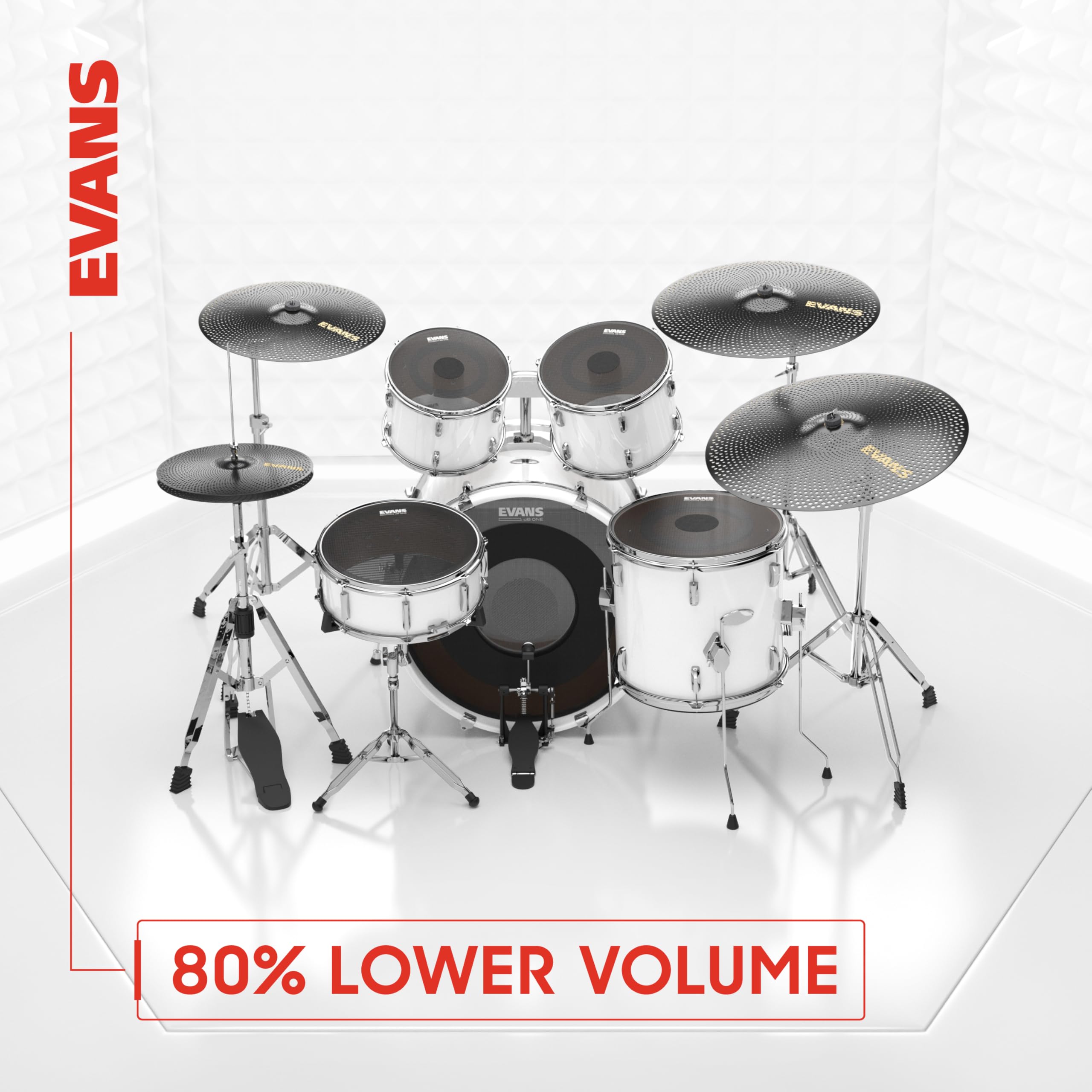 Evans dB One Low Volume Cymbal Pack - 14
