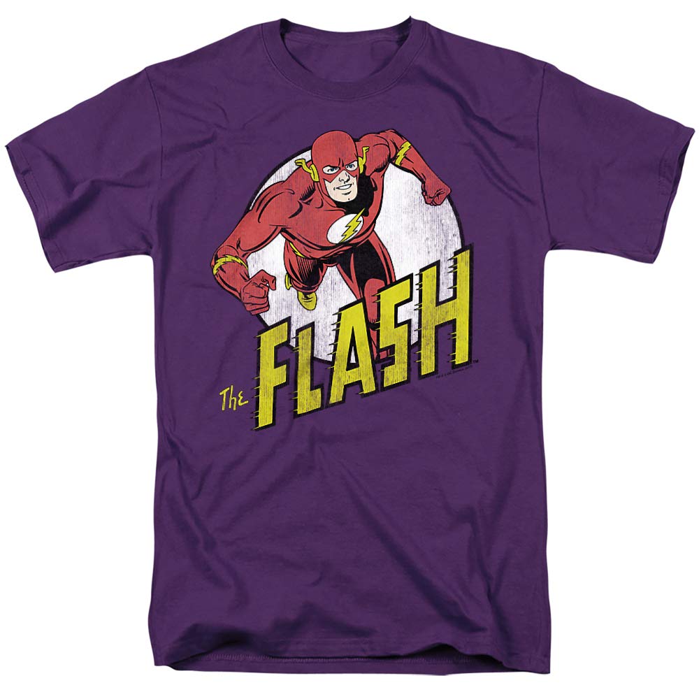 Popfunk Classic The Flash Fastest Man Alive T-Shirt - Superhero Graphic Tee for Men & Women - Perfect for Cosplay, Comic Con & DC Fans
