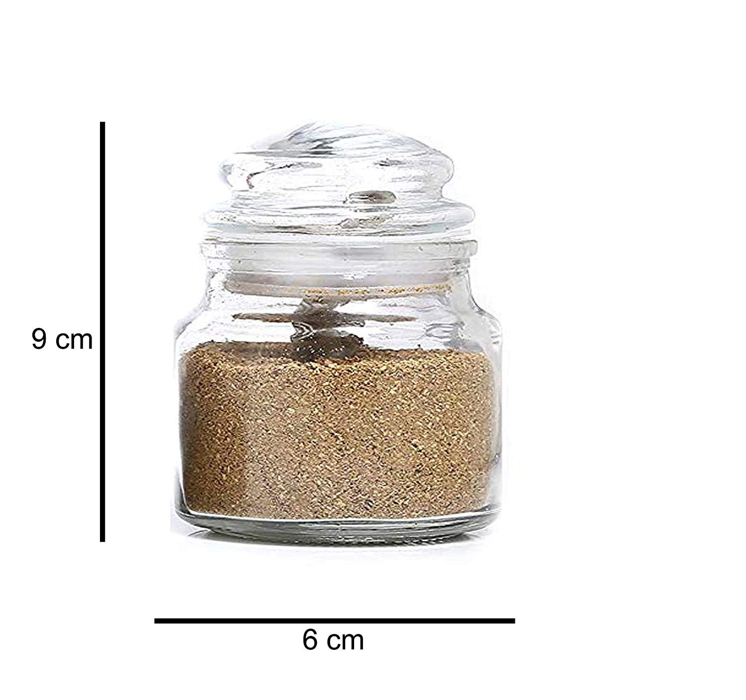 Premium 100ml Masala Jars for Kitchen - Airtight Spice Storage Containers with Lid - Ideal for Organizing Spices, Herbs & Seasonings at Home