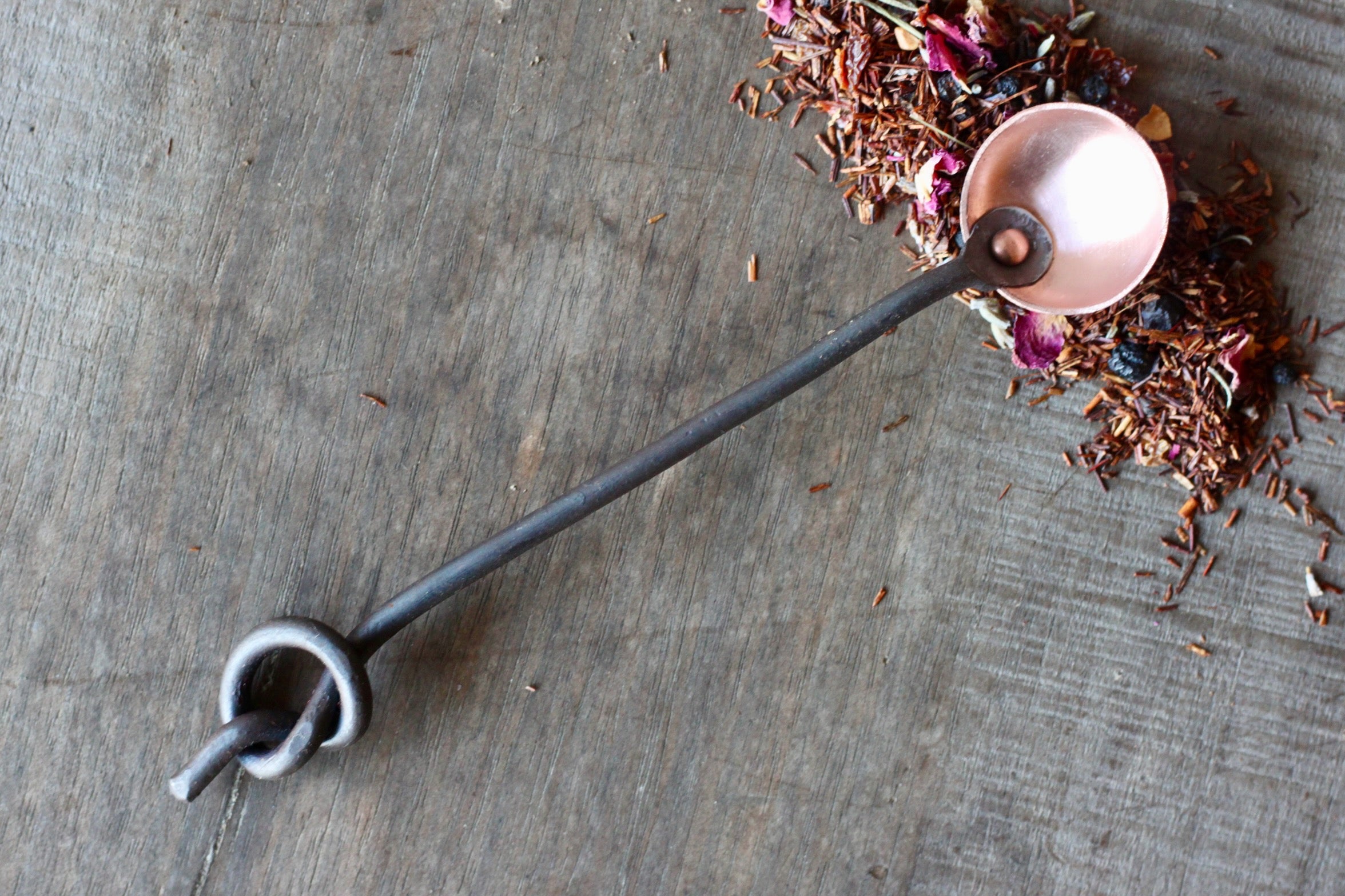 Premium Copper & Steel Teaspoons (1 Tsp) - Durable Tea & Coffee Measuring Spoons for Baking, Cooking & Cocktail Mixing