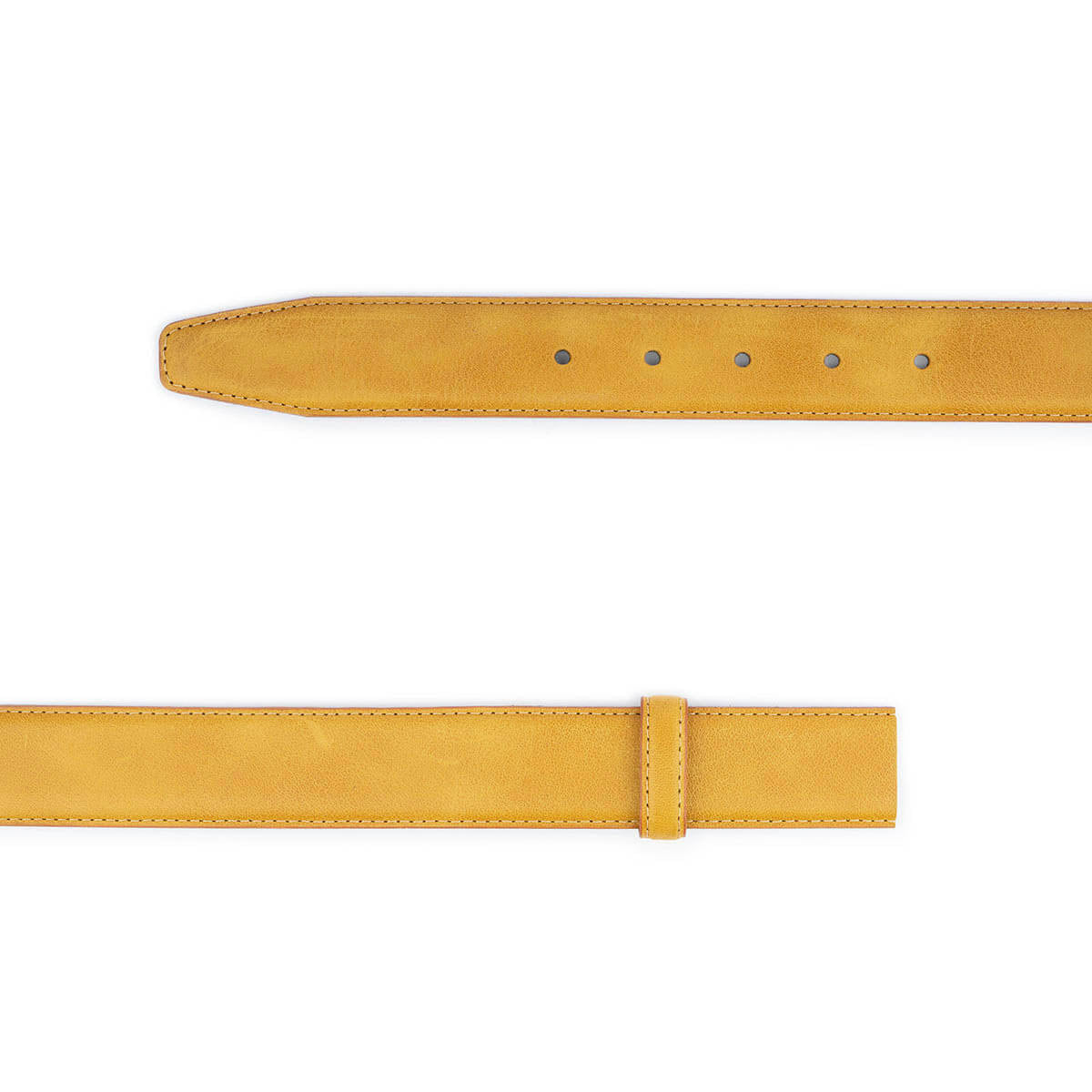 Mustard Yellow Leather Belt Strap Replacement for Cartier Women's Watch - Fashion Accessory for Everyday Wear & Special Occasions
