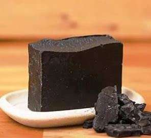 MIHAI Activated Charcoal Melt and Pour Soap Base - 100% Natural & Organic, 1KG for DIY Skincare, Handmade Soap Making - Perfect for Sensitive Skin, Acne Treatment & Detoxifying Body Care