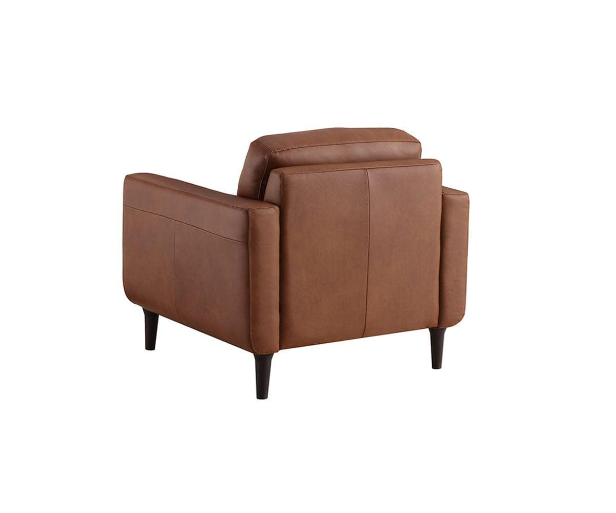 Premium Arturo Genuine Leather Chair - Modern & Comfortable Living Room Seating for Home & Office Decor