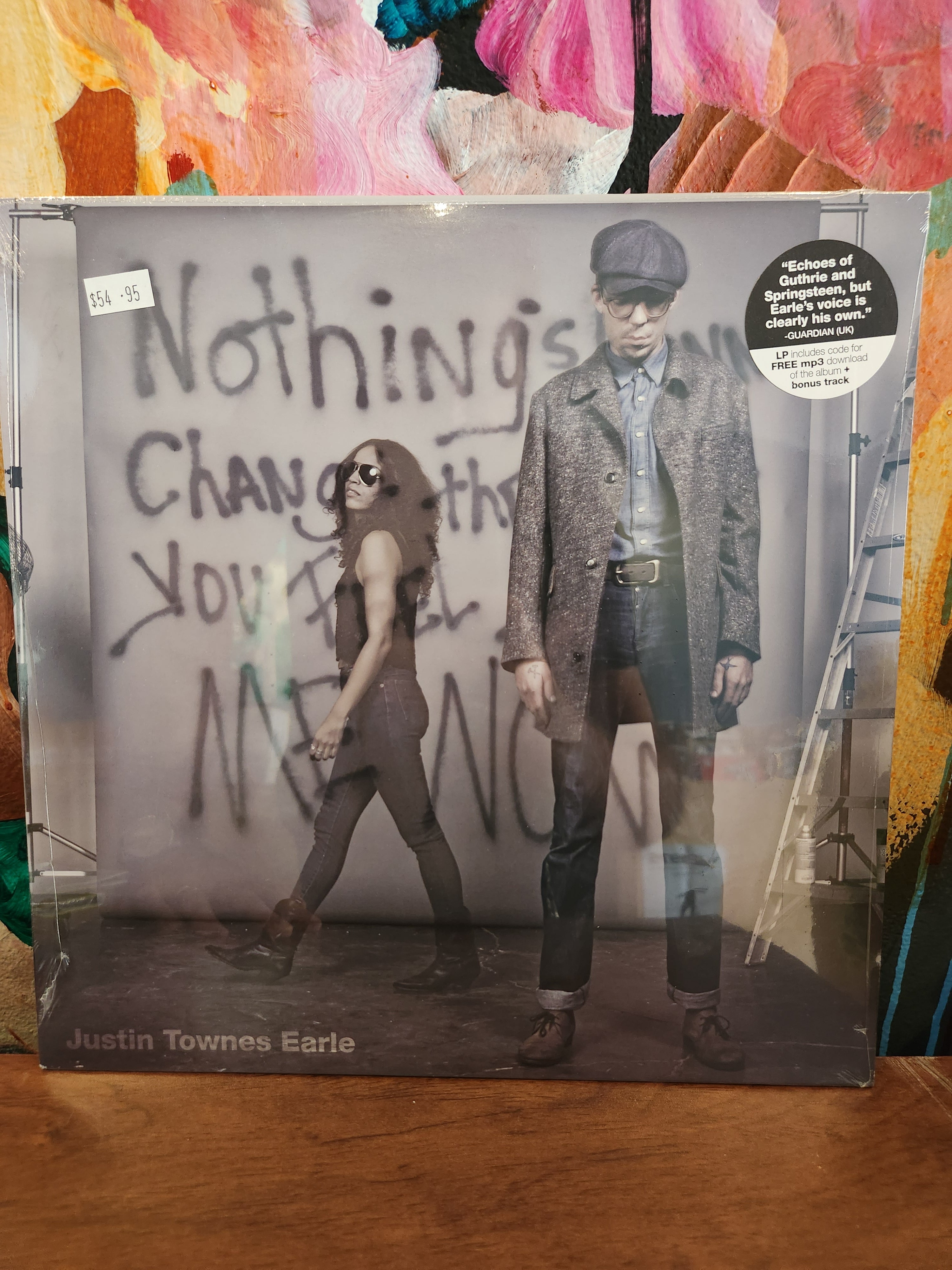 Justin Townes Earle - Nothing's Going to Change the Way You Feel About Me Now Vinyl LP Record | Americana Folk Music | Perfect for Home Listening & Record Collectors