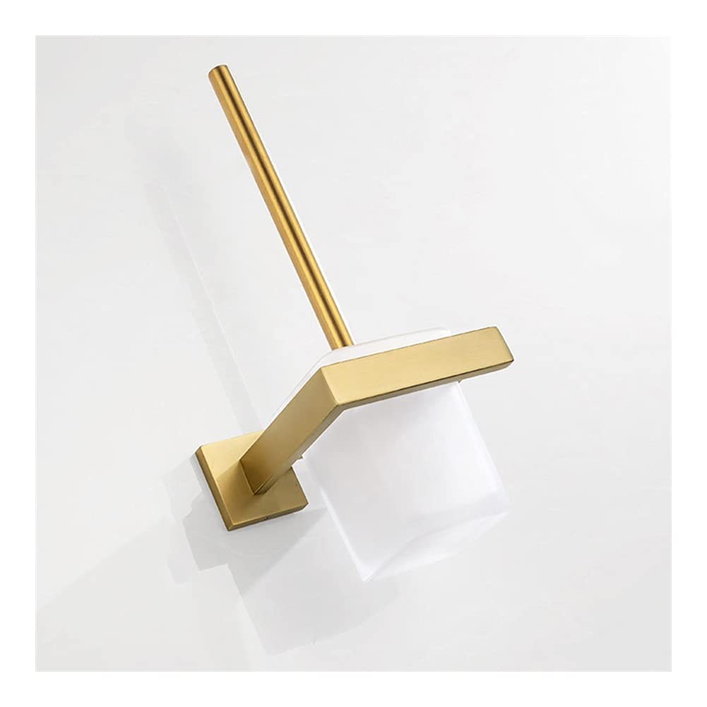 Brushed Gold Towel Bar Set - Bathroom Hardware Accessories with Towel Rail, Toilet Paper Holder, Rack Hook & Soap Dish - Elegant Storage for Towels & Toiletries (Perfect for Modern Bathrooms & Powder Rooms)