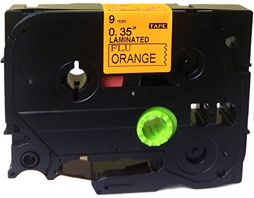 NEOUZA 5PK Brother P-Touch Compatible Laminated TZe TZ Label Tapes - 9mm (3/8 inch) for Models B21, 421, 521, 621, 721 - Black Print on Orange, Red, Blue, Yellow & Green Colors - Perfect for Office Organization, Shipping Labels & Home Storage