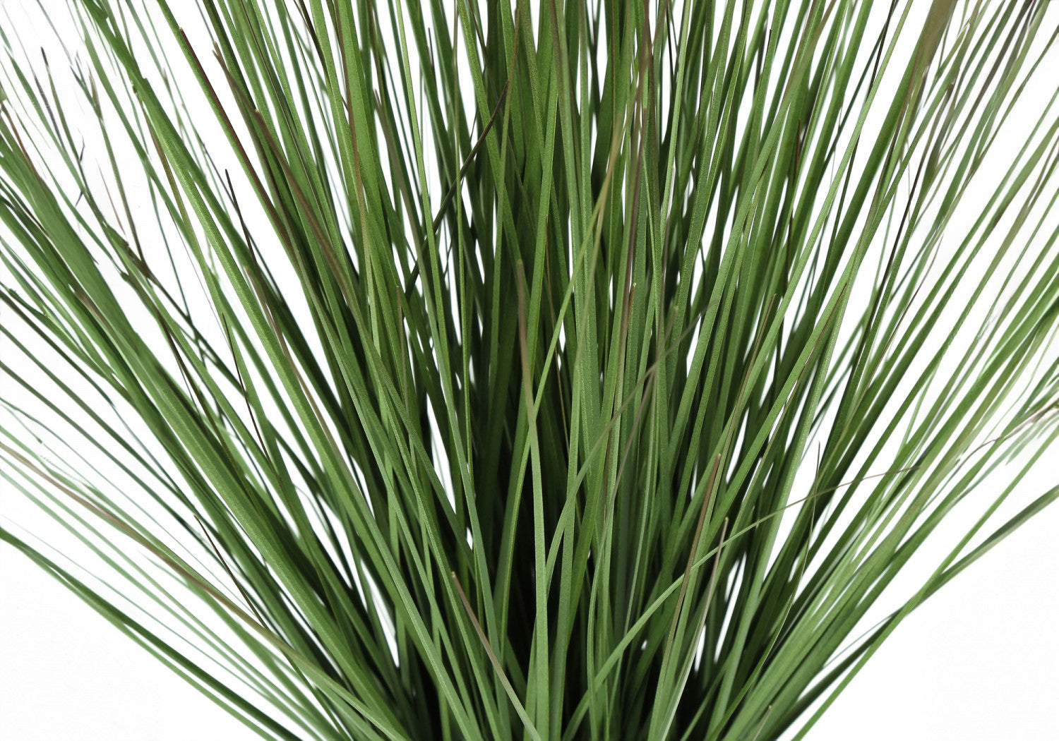 21 Pack Artificial Grass Plants in 4 White Pots - Realistic Fake Greenery for Home Office Decor, Indoor Outdoor Tabletop Centerpiece