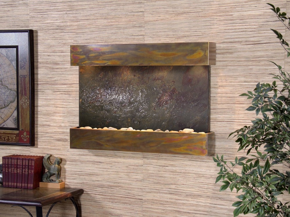 Adagio Reflection Creek Rustic Copper Multi-Color Featherstone RCS1014 - Perfect for Home Decor, Wedding Centerpieces & Bohemian Style Interiors