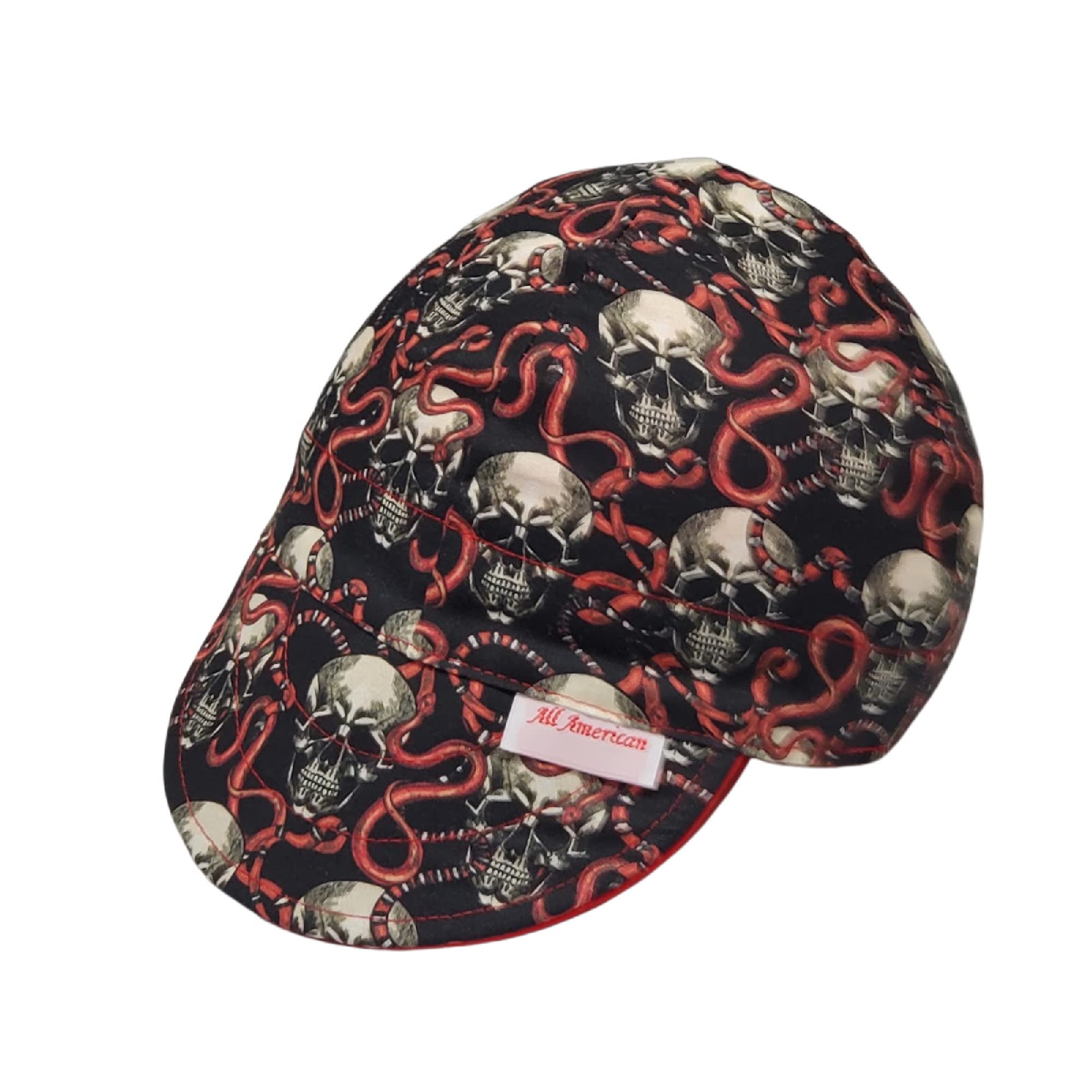 All American Poison Welding Cap Hat - Low Profile 6 1/2 Deep, Traditional 1/8 22 1/2