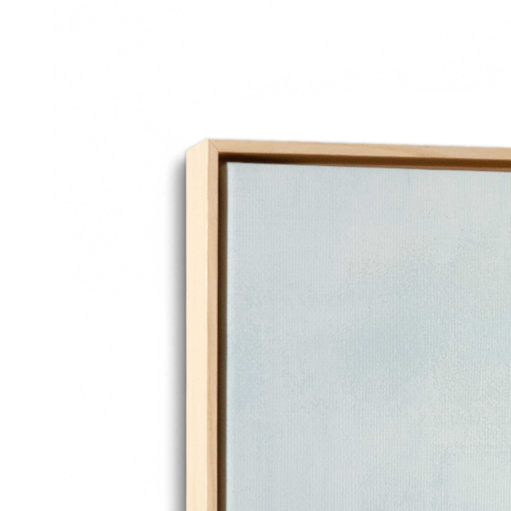 Cloudy Shoreline Hues II Canvas Wall Art Print - Coastal Beach Decor for Living Room, Bedroom & Office