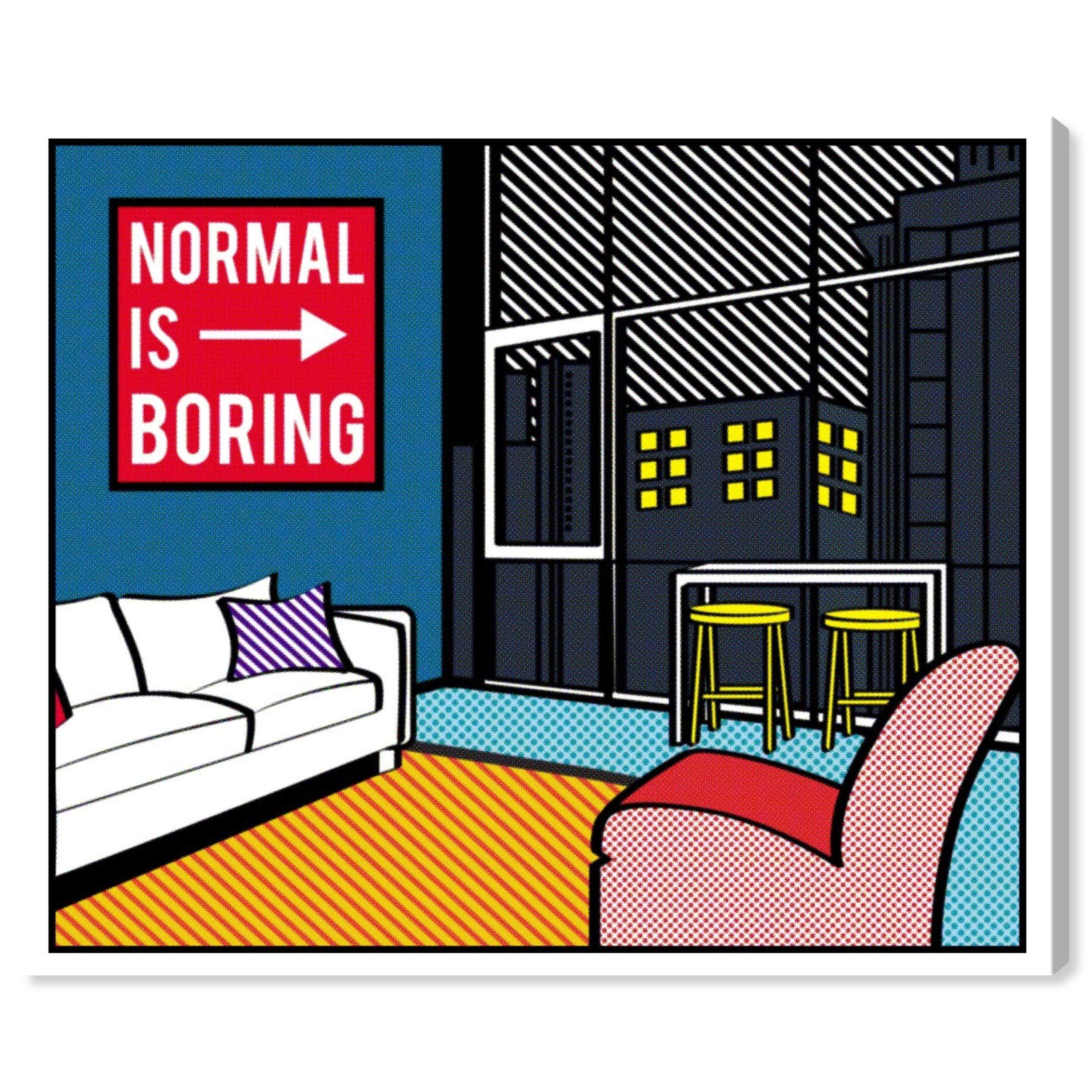 Living in The City Wall Art Canvas Print - 36