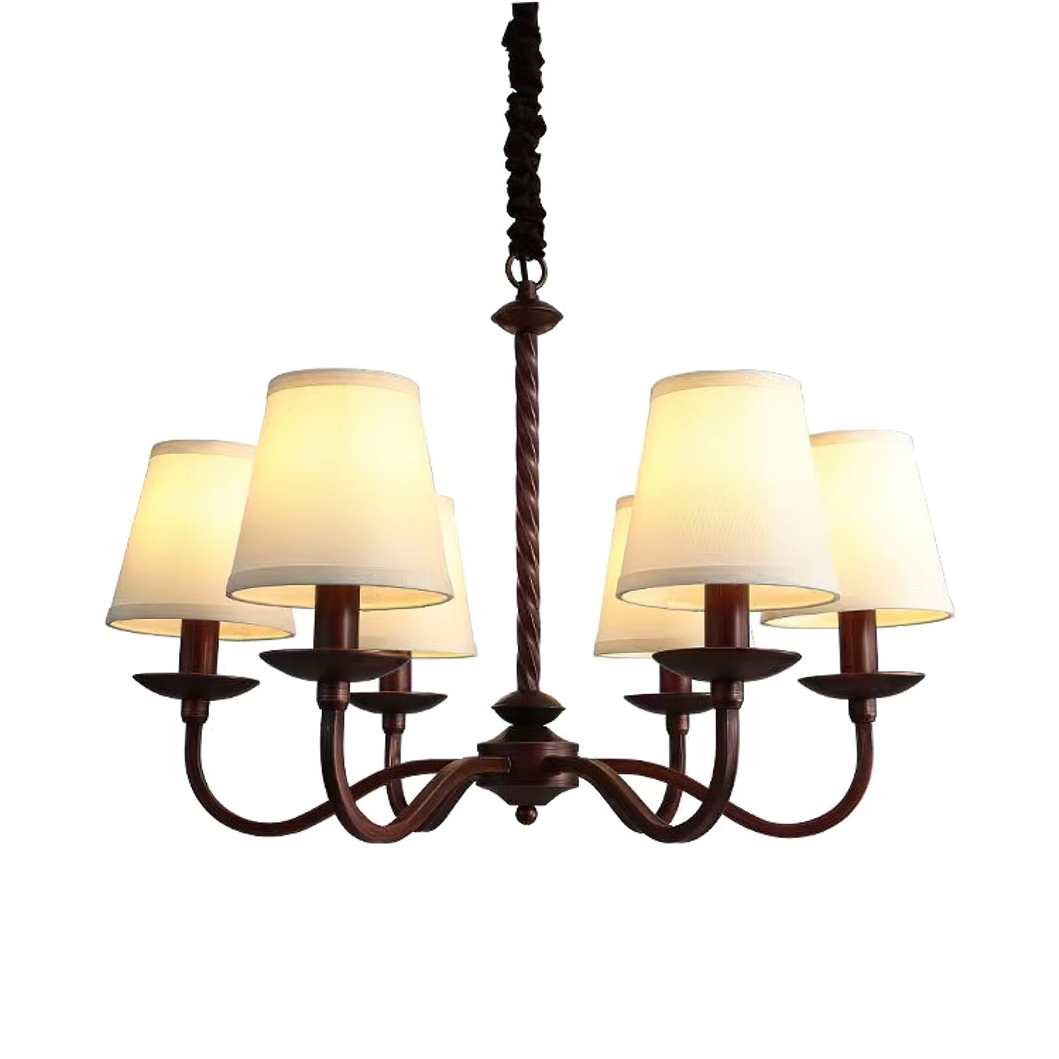 Emmons Modern Crystal Chandelier - Elegant Ceiling Light Fixture for Dining Room, Bedroom, or Living Room Decor