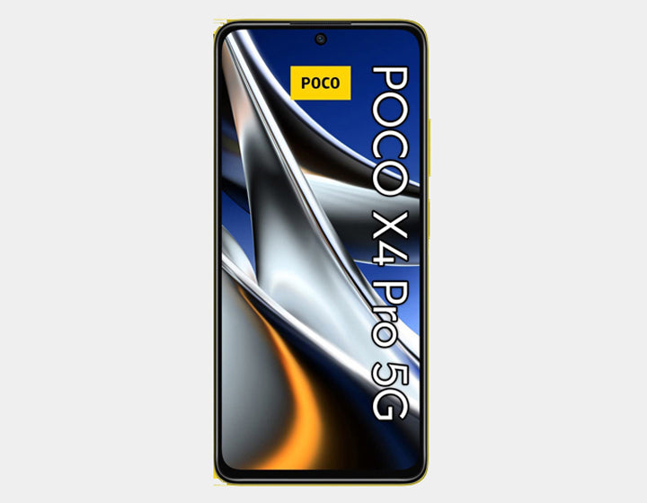 Xiaomi Poco X4 Pro 5G Smartphone - 128GB ROM 6GB RAM, Dual SIM GSM Unlocked (Yellow) - Perfect for Gaming, Streaming & Work on the Go
