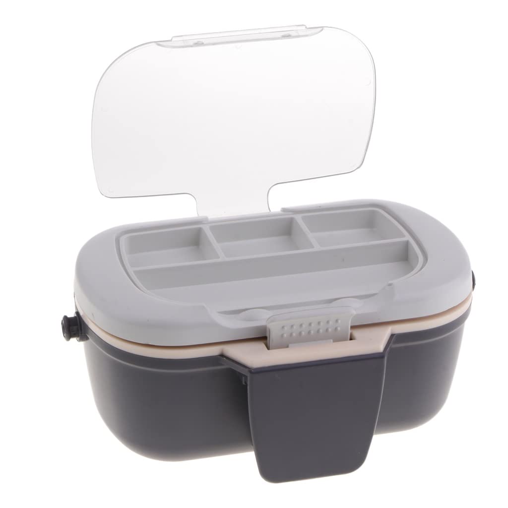 WALNUTA Breathable Fishing Bait Storage Box - Waterproof Tackle Case with Ventilation Holes for Live Worms & Lures - Perfect for Freshwater & Saltwater Fishing Trips