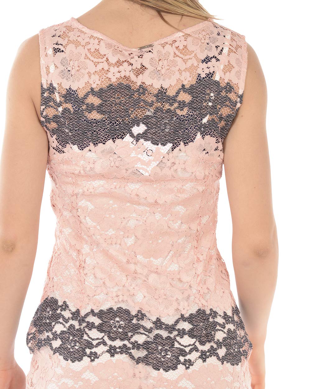 Elegant Pink Donna W18021J1766 Dress - Size 40 | Women's Formal Party Gown for Evening Events & Special Occasions