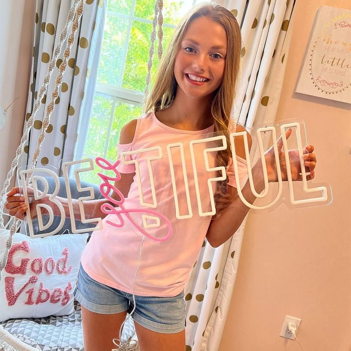 Custom Neon Signs for Wall Decor - Personalized Large Pink LED Neon Lights for Bedroom, Wedding & Birthday Party - Women's Home Decor | Perfect for Bedroom Aesthetic, Wedding Backdrop & Party Decorations