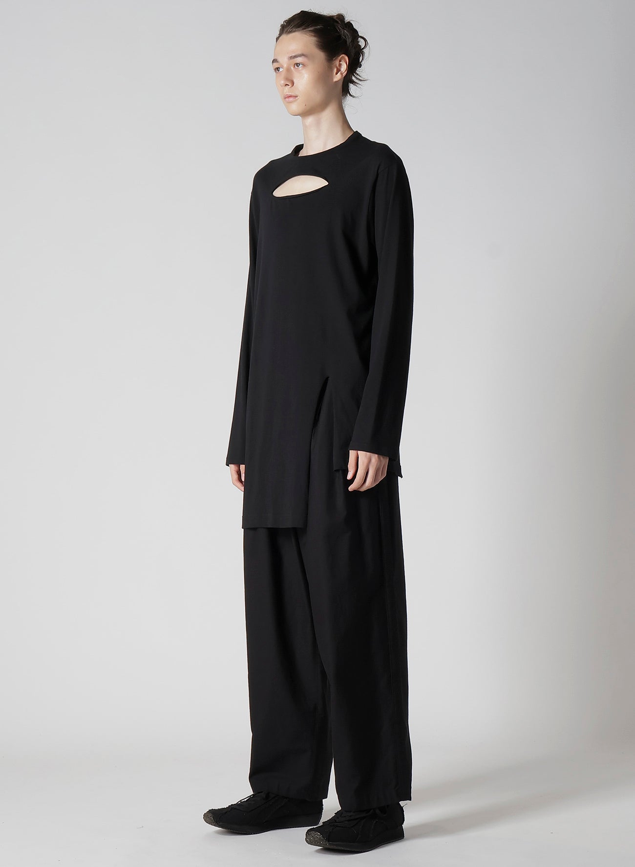 Combed Single Jersey Slit Detail Long Sleeve T-Shirt for Women | Soft & Comfortable Cotton Top | Perfect for Casual Wear, Layering & Everyday Outfits