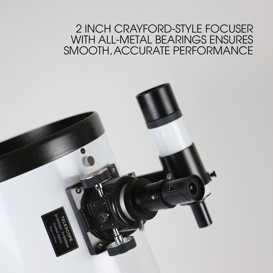 Sky Watcher Classic 250P Dobsonian Telescope - 10 Inch Aperture for Deep Space Observation | Stargazing, Astronomy, Astrophotography | Perfect for Backyard Viewing and Celestial Events