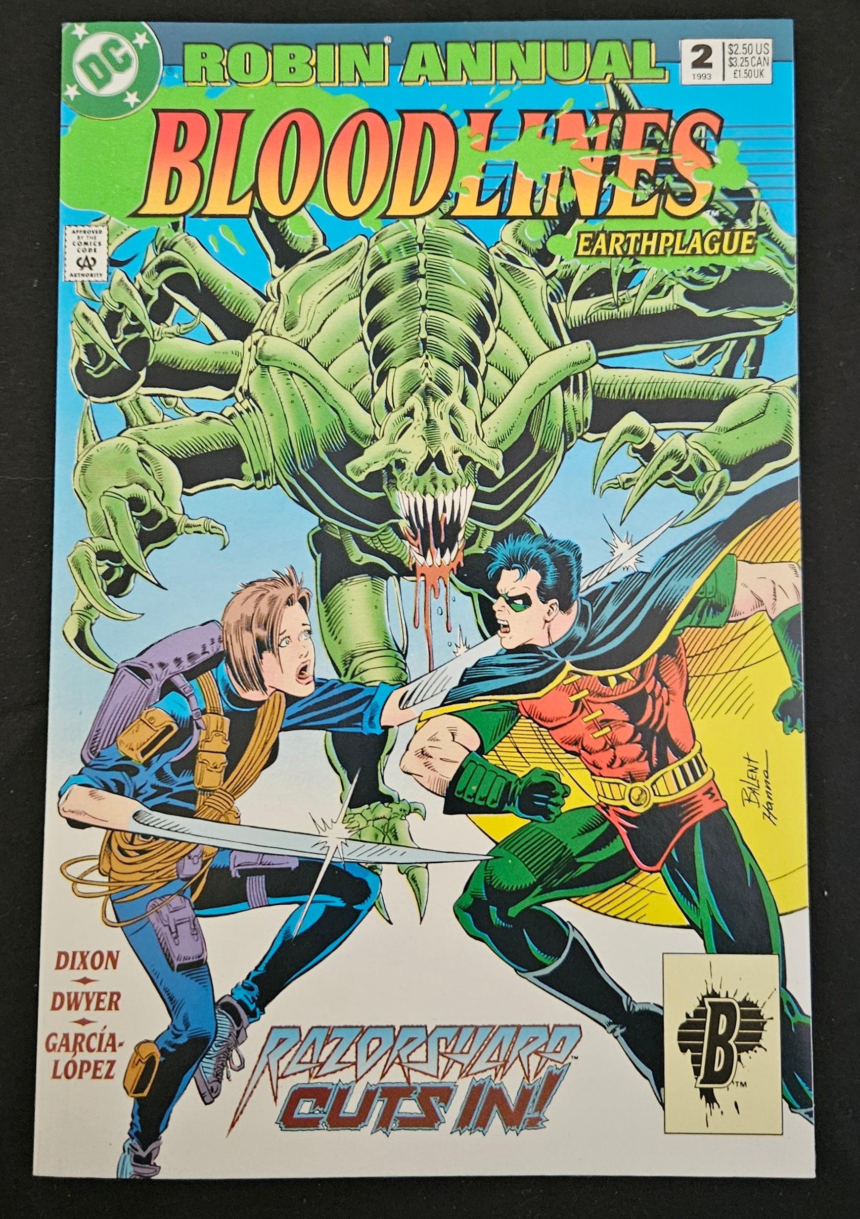 BLOODLINES: OUTBREAK #2 | 1993 DC Comic Book | Rare Collectible | Perfect for Comic Enthusiasts & Vintage Collectors