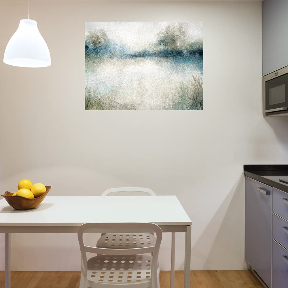 Still Evening Waters I Fine Art Canvas Wall Decor by Carol Robinson - 32x24 Inches - Ready to Hang for Living Room, Bedroom, Office & More - Perfect for Home, Office & Commercial Spaces
