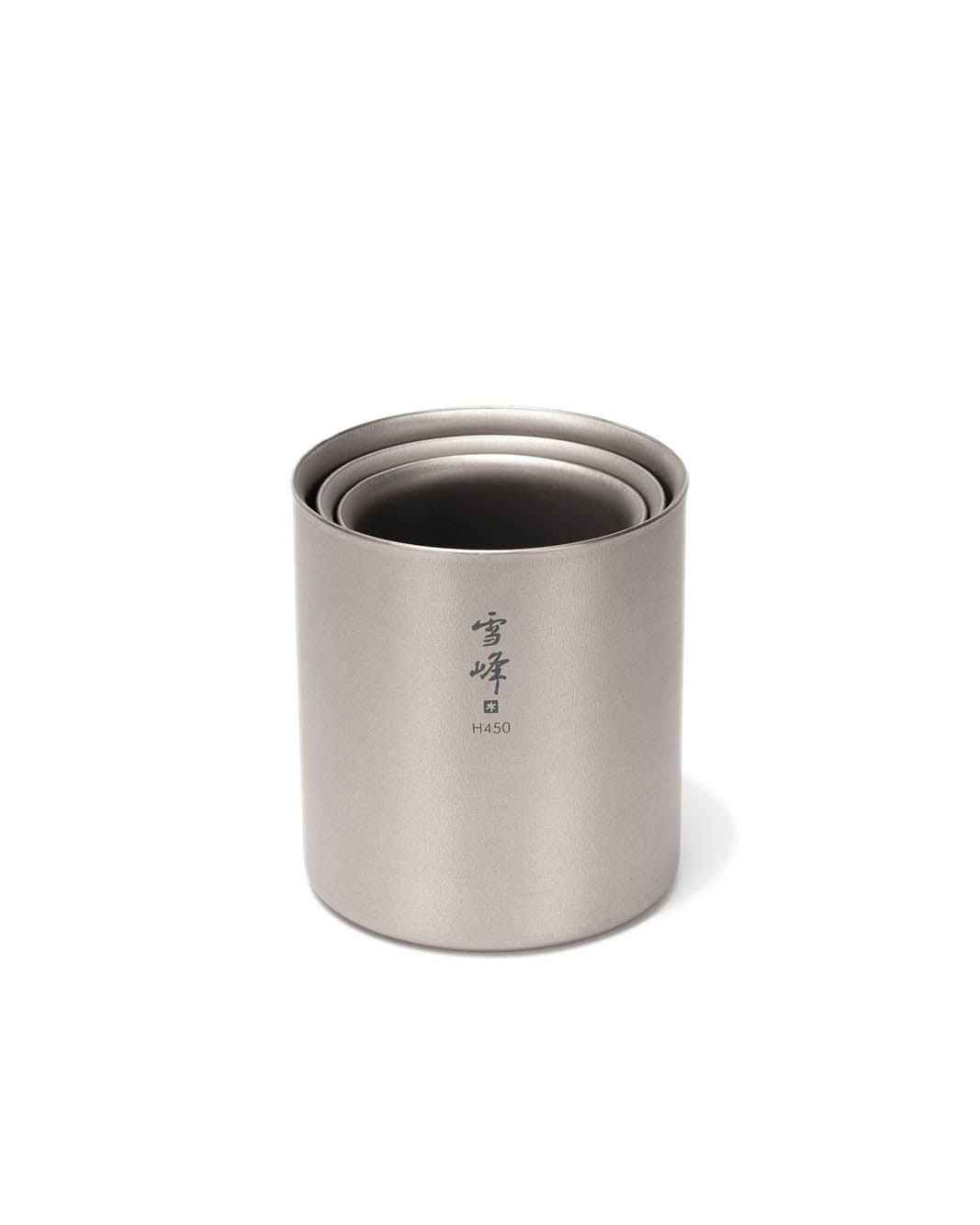 Premium Titanium Double Wall Insulated Stacking Mug - H450 - Keeps Drinks Hot/Cold for Hours - Perfect for Camping, Hiking, Travel & Outdoor Adventures