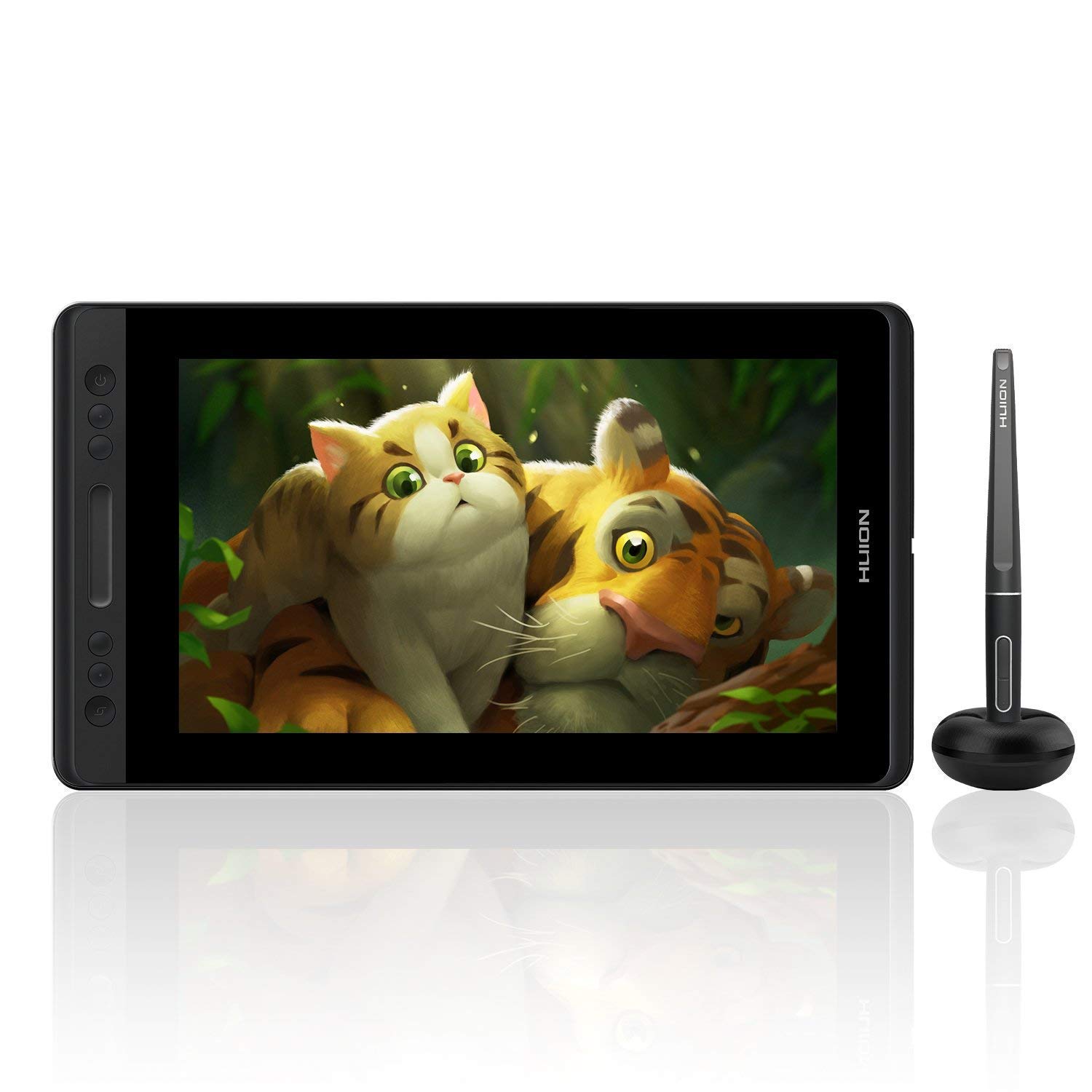 HUION Kamvas Pro 13 Drawing Tablet - 13.3 Inch Pen Display with Battery-Free Stylus, 8192 Pressure Levels, 120% sRGB, Tilt Support - Digital Art Monitor for Artists, Designers & Illustrators - Perfect for Home Studio, Office & Creative Work
