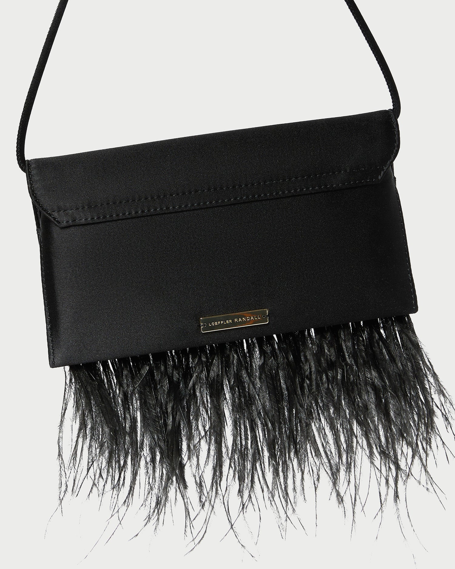 Charlee Black Satin Shoulder Bag for Women - Elegant Evening Clutch Purse with Adjustable Strap - Perfect for Parties, Weddings & Date Nights