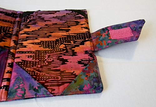 Raspberry Dragonfly Batik Pattern Kindle Fire 7 / Kindle Keyboard Case Cover - Perfect for Reading, Travel & Daily Protection