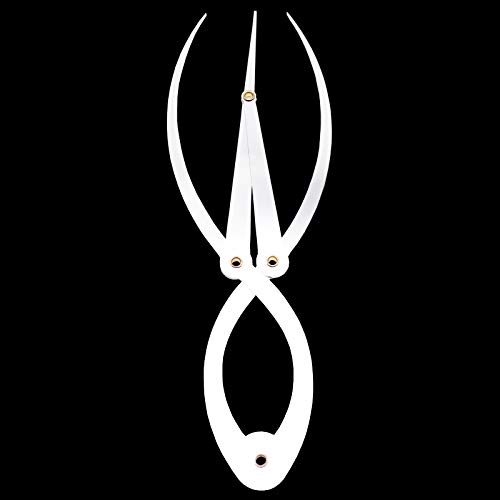 Golden Ratio Calipers - Stainless Steel Eyebrow Measuring Tool 1:1.618 for Tattoo, Makeup & Beauty Design - Perfect for Artists, Cosmetologists & Tattoo Professionals