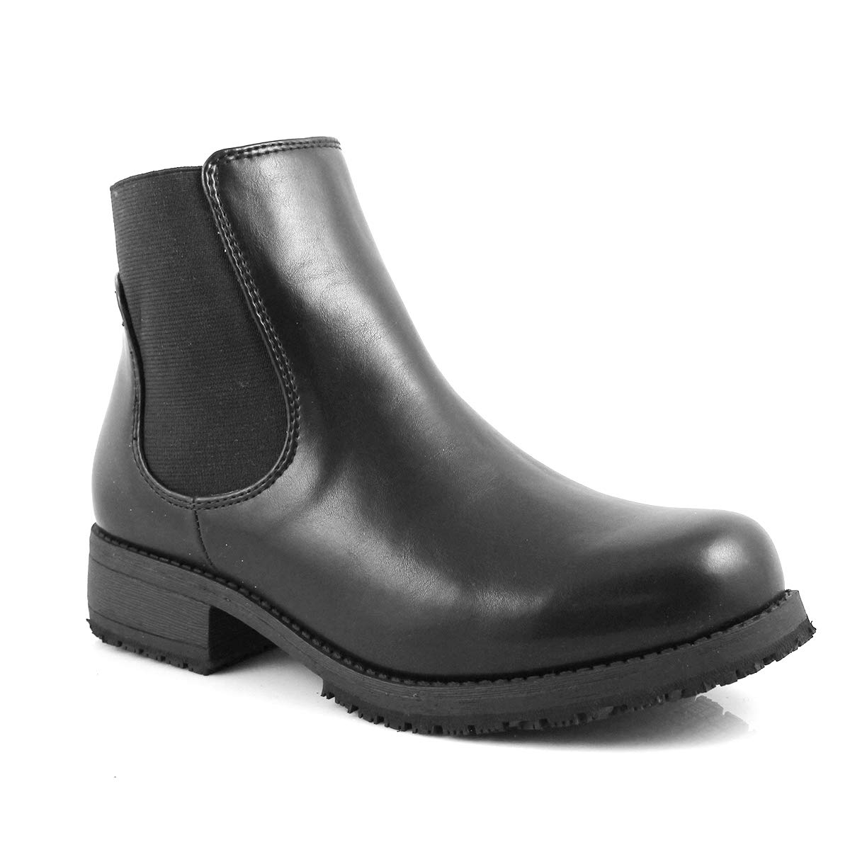 Laforst Women's Slip Resistant Chelsea Ankle Boots - Non-Slip Work Shoes for Nurses, Chefs & Waitresses - Comfortable Safety Shoes for Hospital, Restaurant & Kitchen