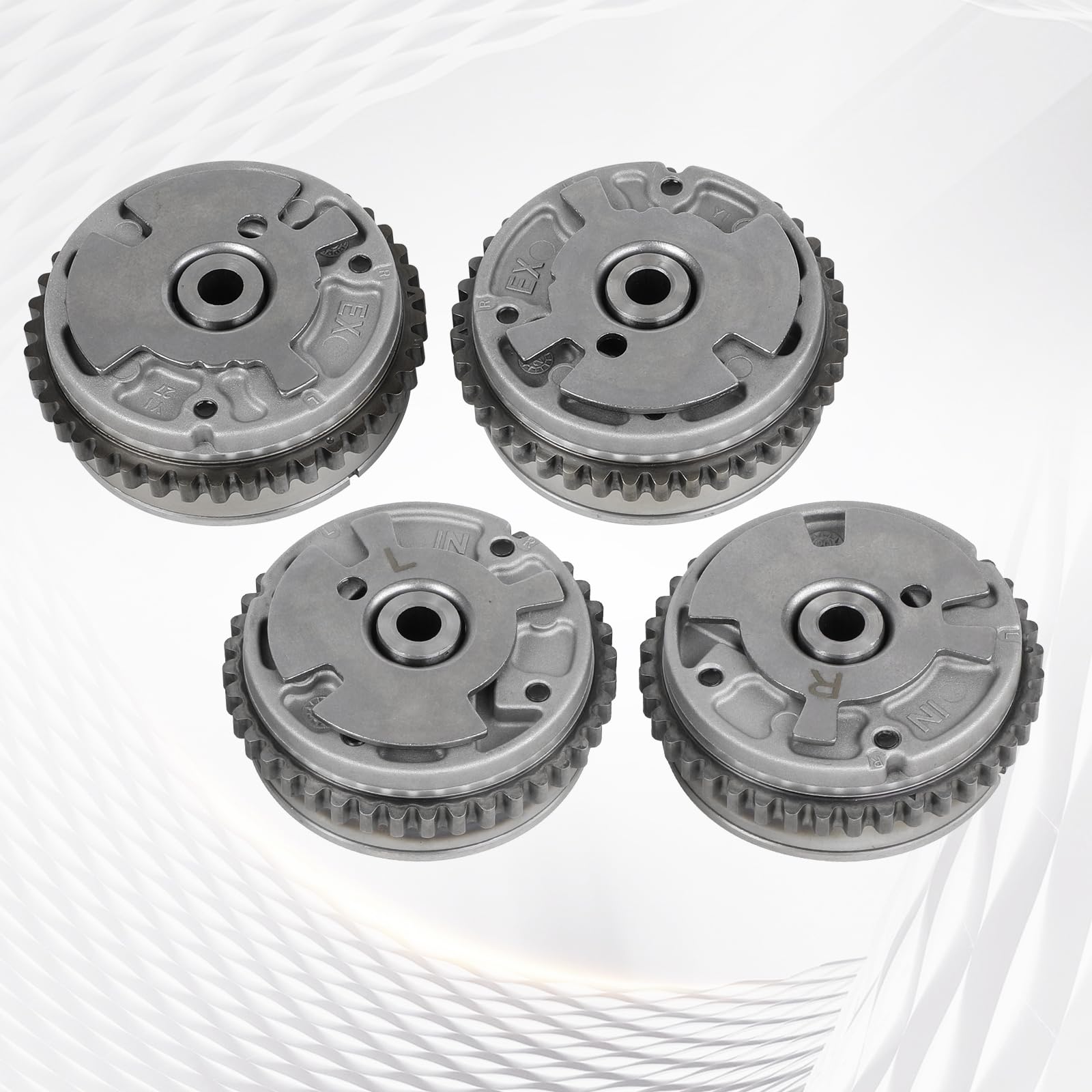 High-Quality Engine Timing Chain Kit 12633451 with 4pcs VVT Sprockets 12684830, Tensioner, Guide Rail & Sprocket - Compatible with Chevy Traverse, Acadia, Equinox, Malibu, Allure, Enclave, LaCrosse, CTS, SRX, STS 2.8L/3.0L/3.6L (12633452, 12600459) - Perfect for Engine Repair & Maintenance