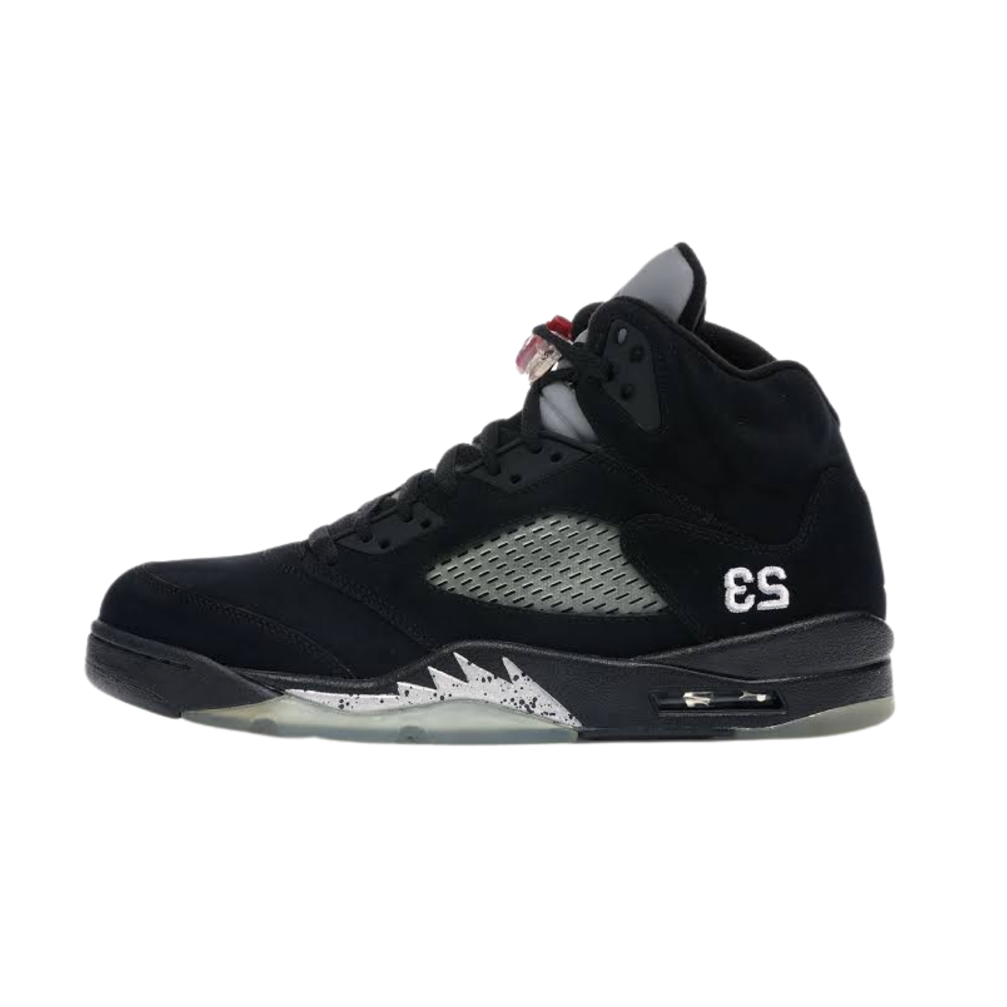 Air Jordan 5 Retro Black Metallic Silver Sneakers - Men's Basketball Shoes 2011 Edition | Perfect for Streetwear, Casual Outfits & Sneaker Collectors