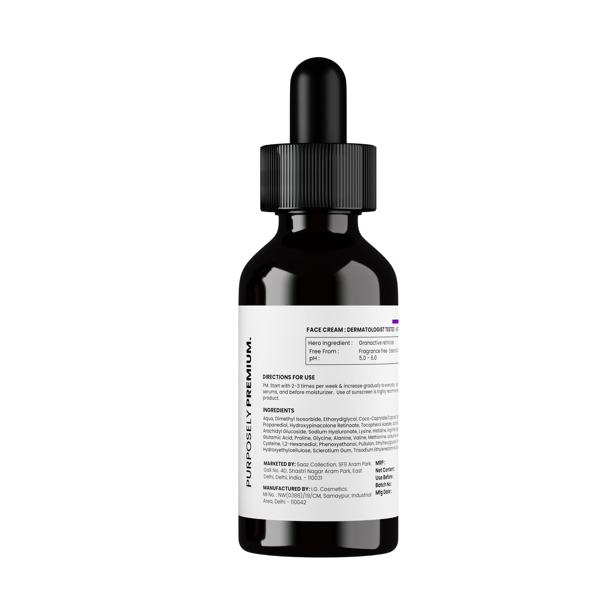 Vandyke 2% Granactive Retinoid Anti-Aging Face Serum for Fine Lines & Wrinkles - 30ml - Brightening & Hydrating Facial Treatment for Daily Skincare Routine